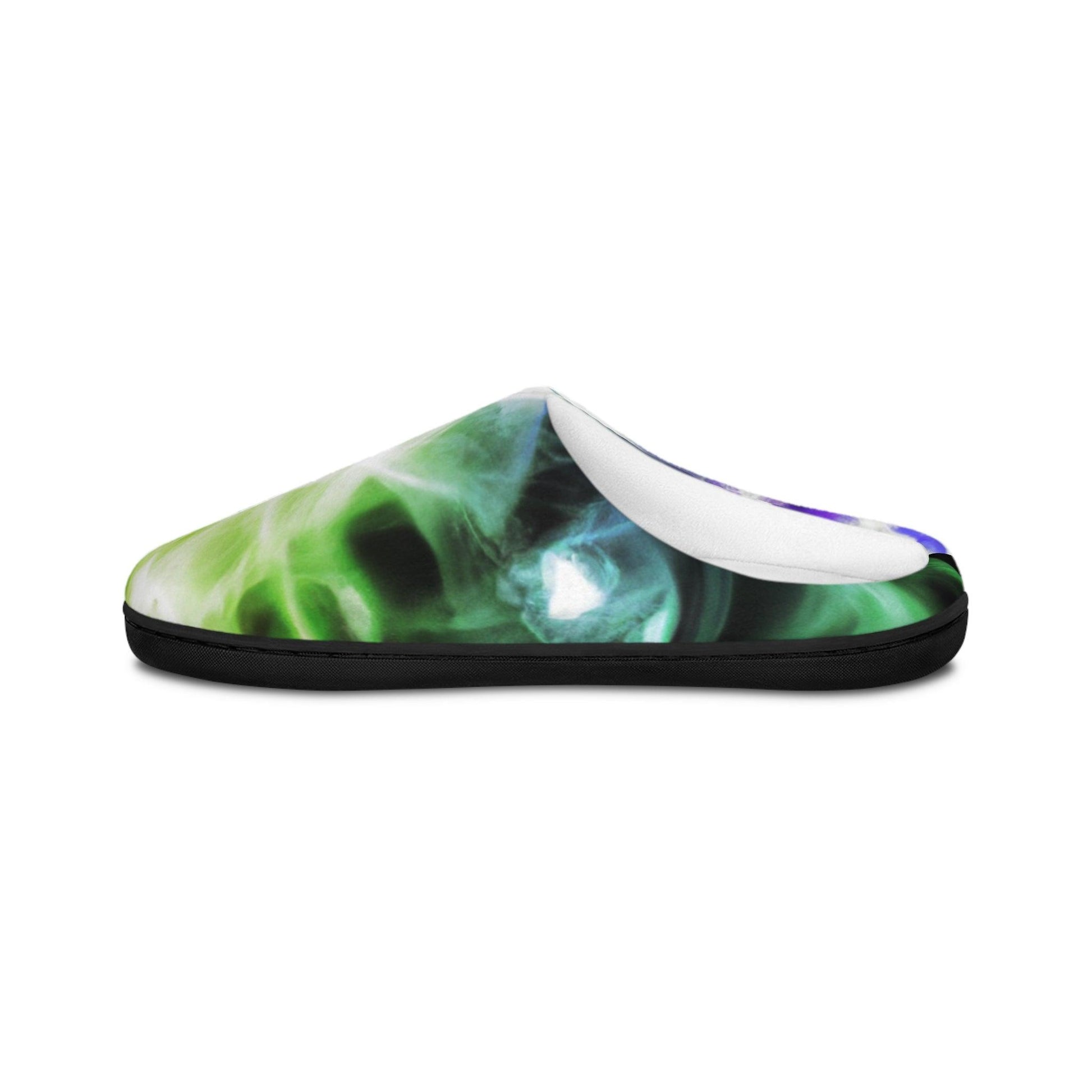 Neon Smoke Show Men's Indoor Slippers - Lizard Vigilante