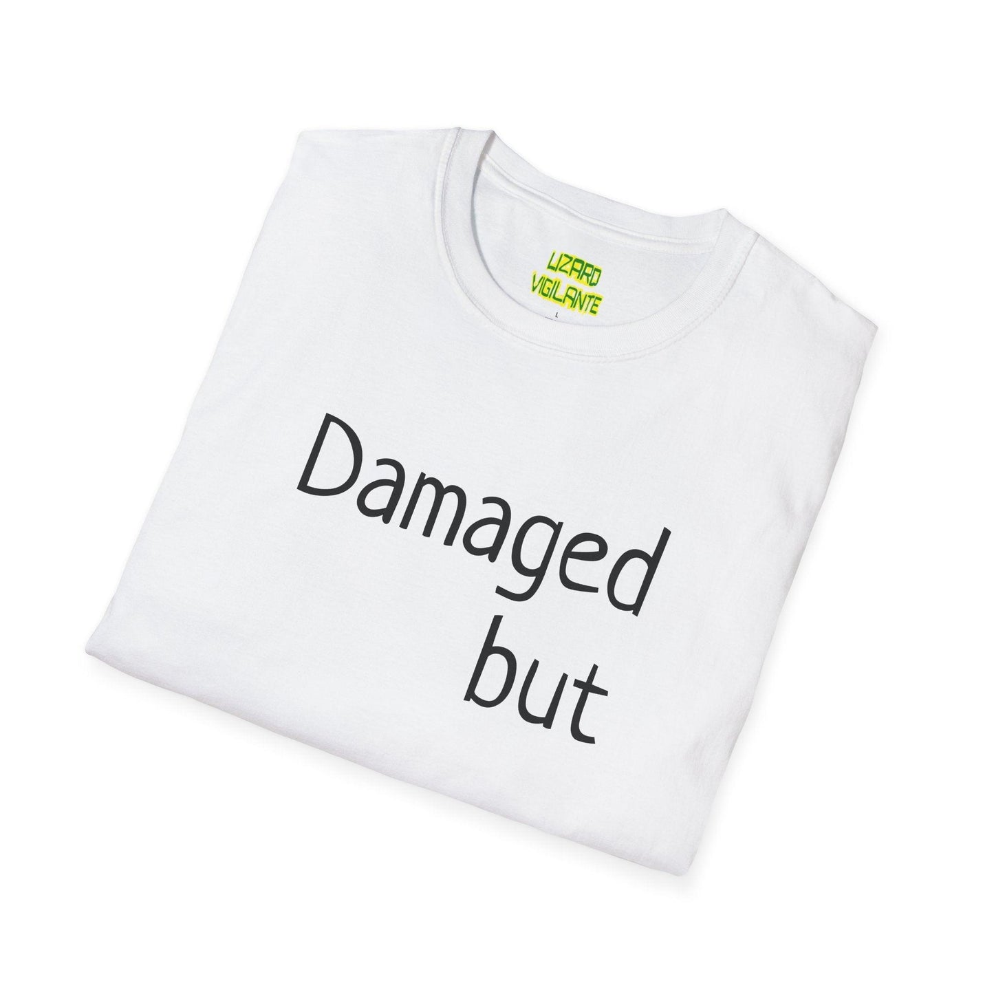 Damaged but doable. Unisex Softstyle T-Shirt - Lizard Vigilante