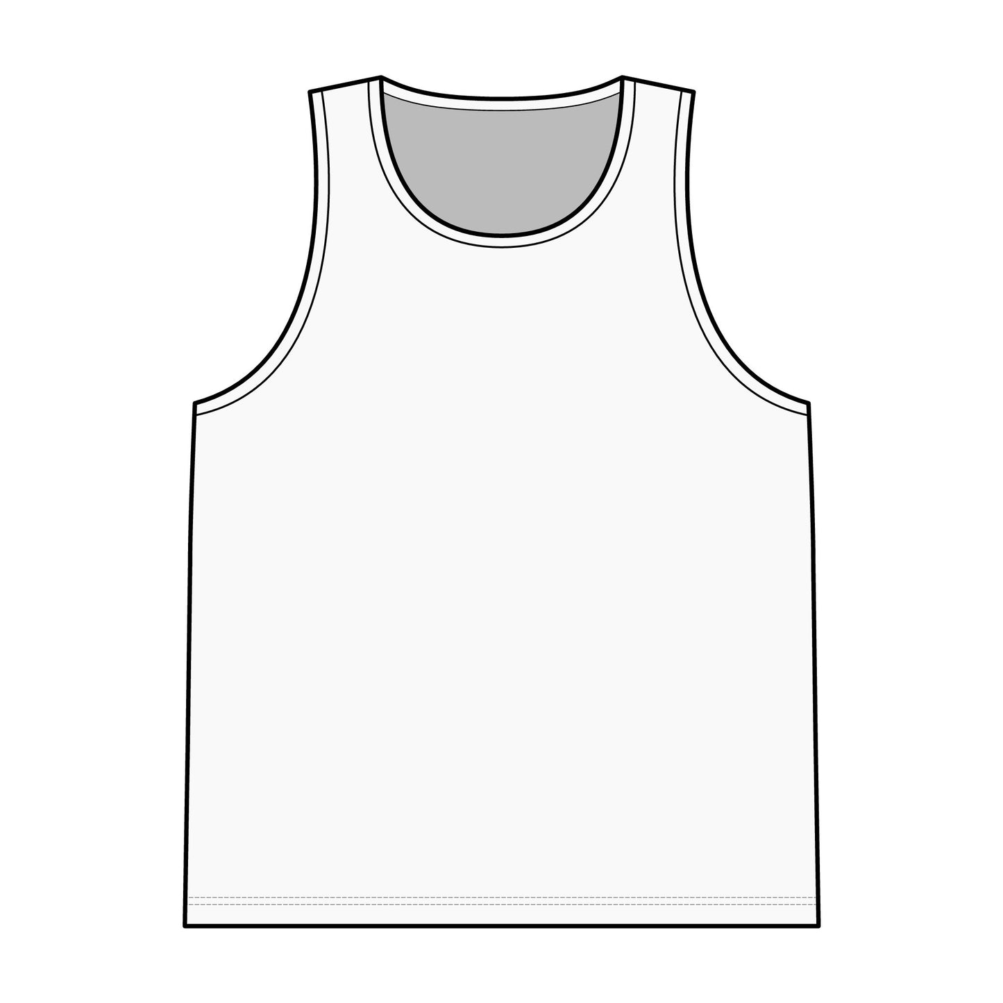 Anarchy Symbol Reversible Mesh Tank Top