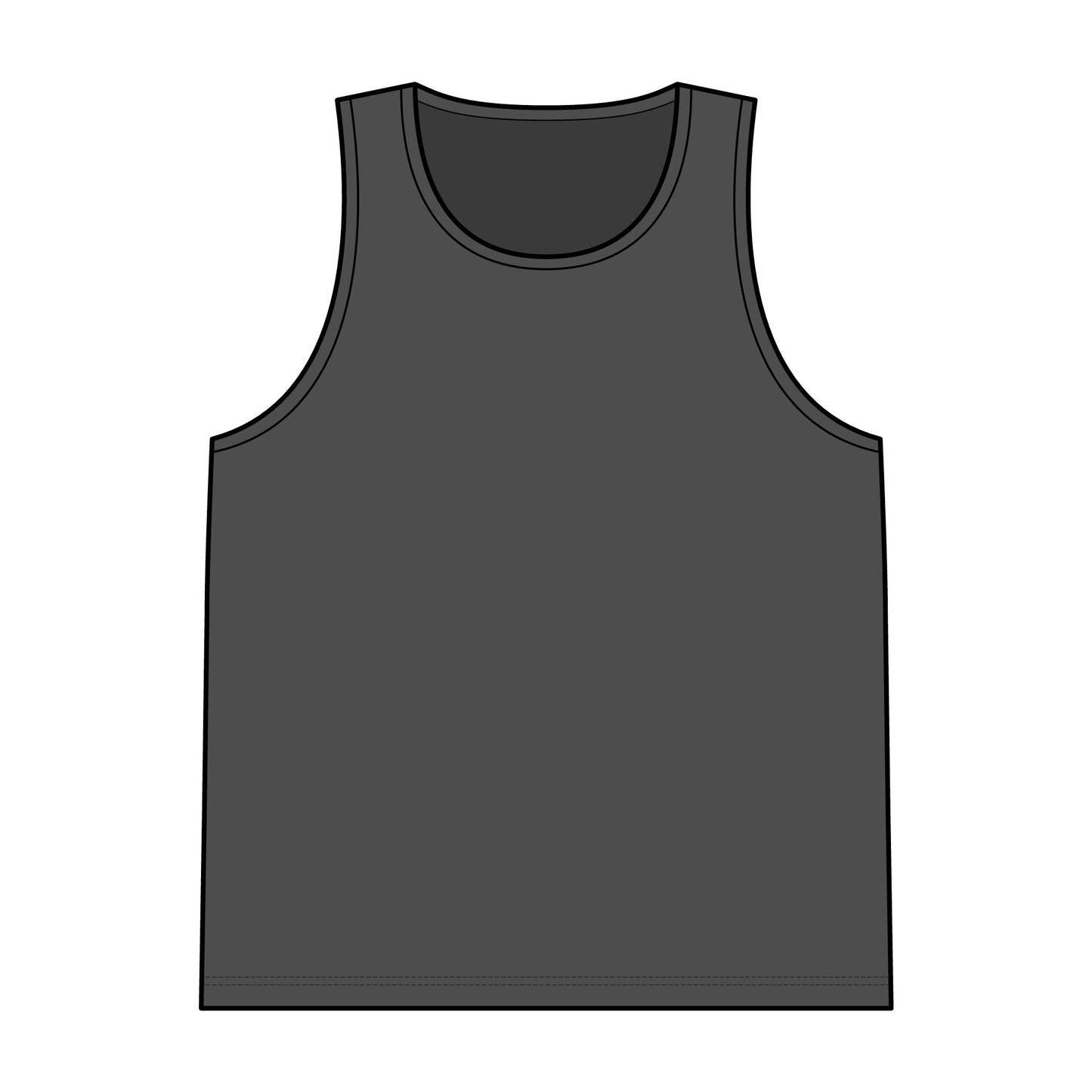 Anarchy Symbol Reversible Mesh Tank Top