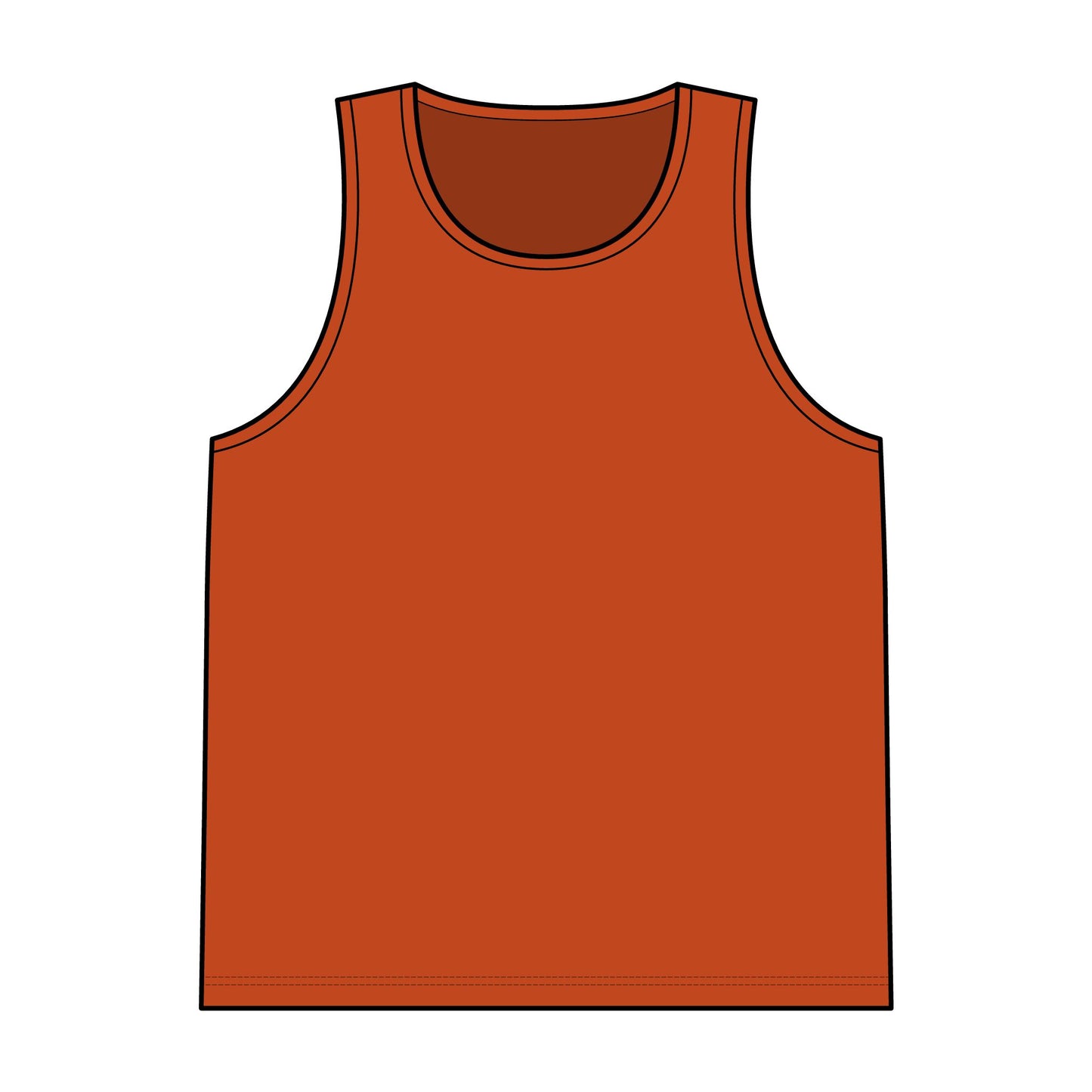 Anarchy Symbol Reversible Mesh Tank Top