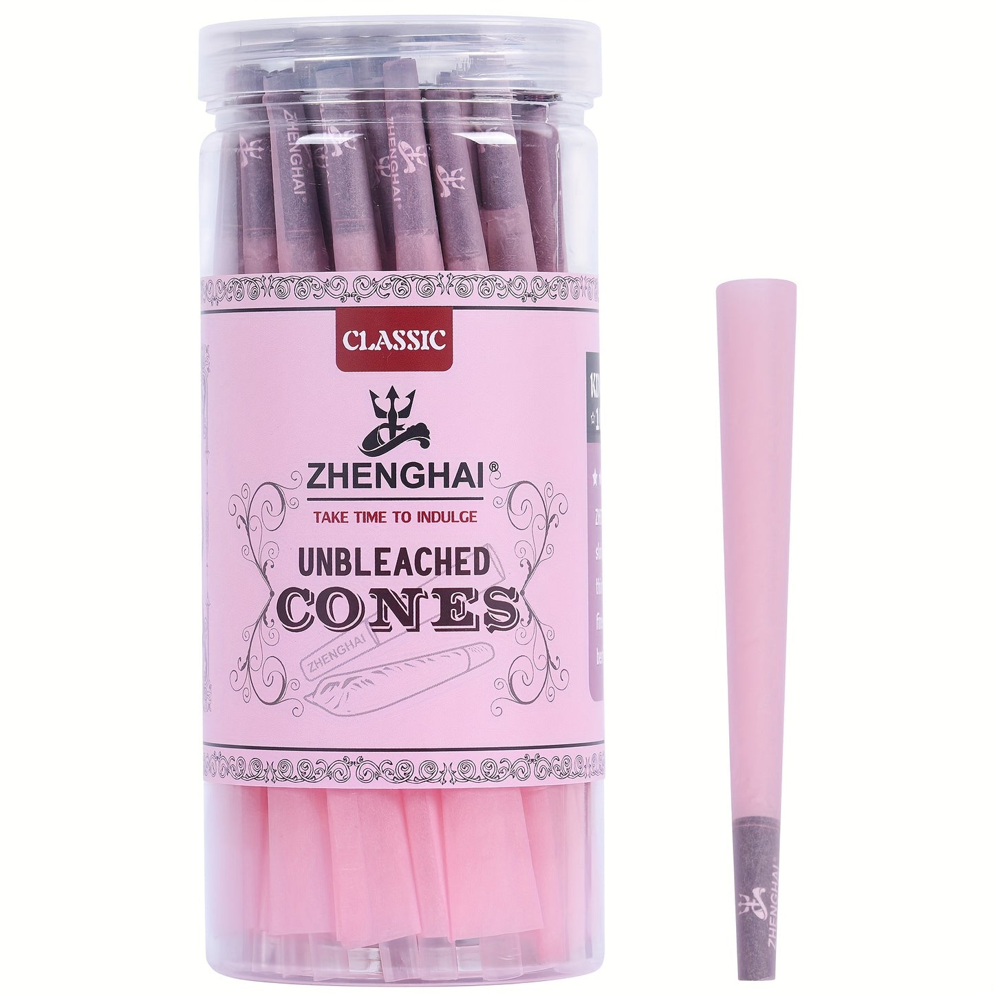 ZHENGHAI 50Pack King Size 109mm Pre-Rolled Tapered Paper Cones With Cone Loader, Tips & Packing Tubes, Ideal For Herb Grinder, Perfect Household Gadget And Gift Idea - Premium  from Lizard Vigilante - Just $9.99! Shop now at Lizard Vigilante