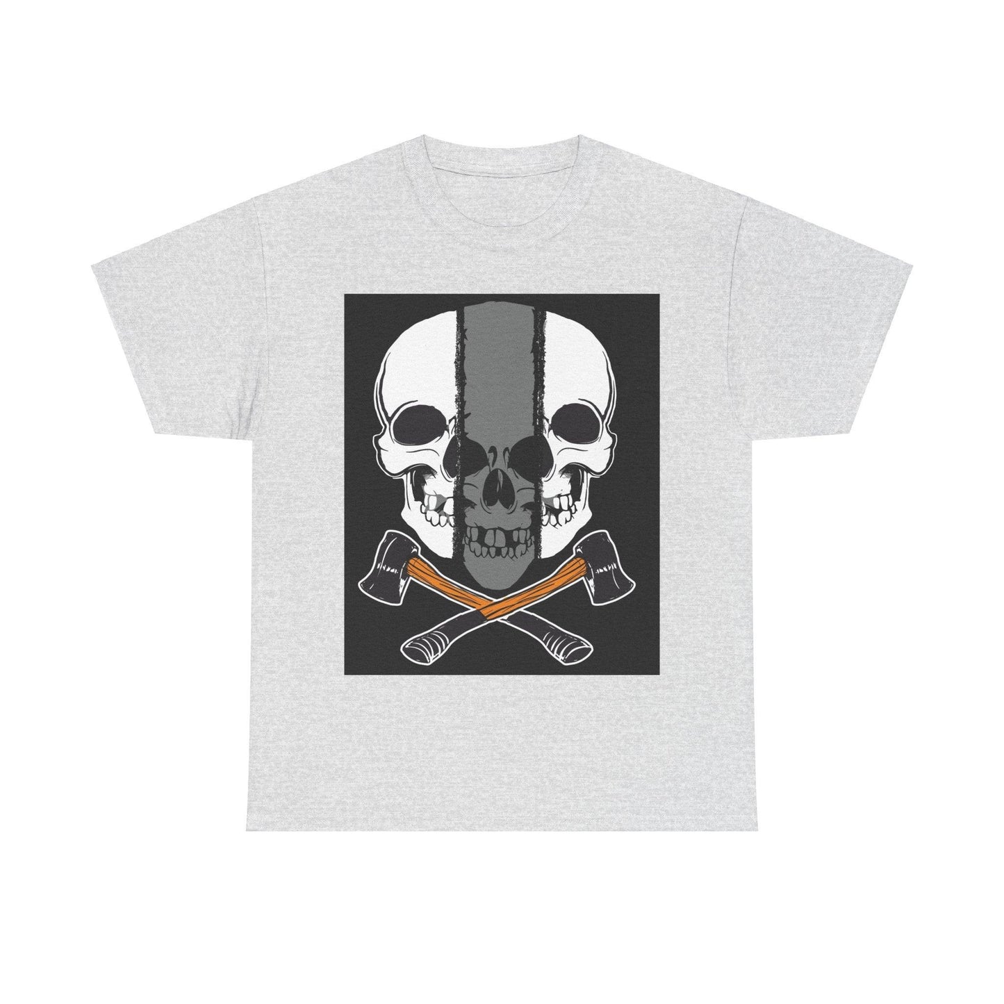 Hatchet Skull Unisex Heavy Cotton Tee - Lizard Vigilante