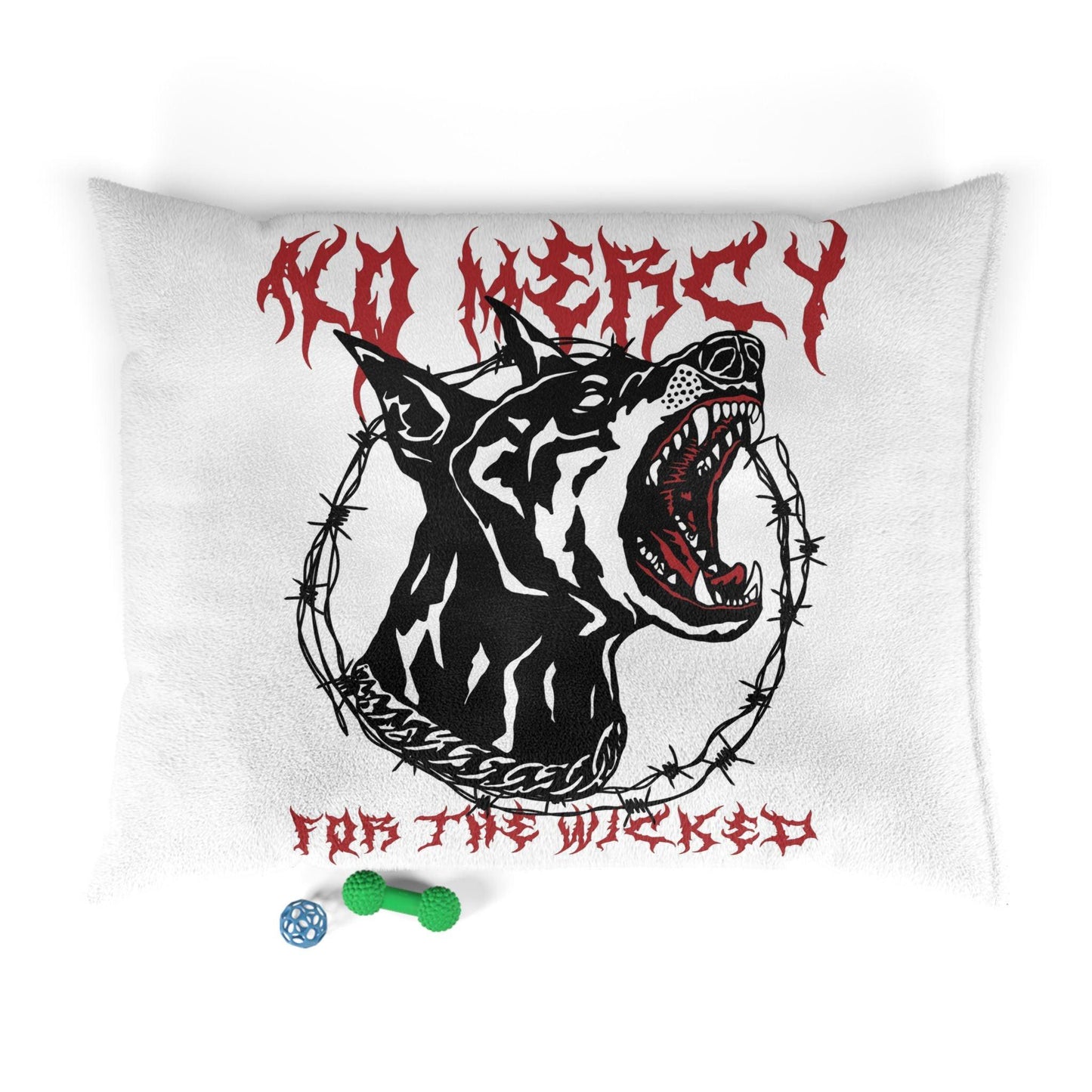 No Mercy For The Wicked Pet Bed - Premium Pets from Printify - Just $50.99! Shop now at Lizard Vigilante