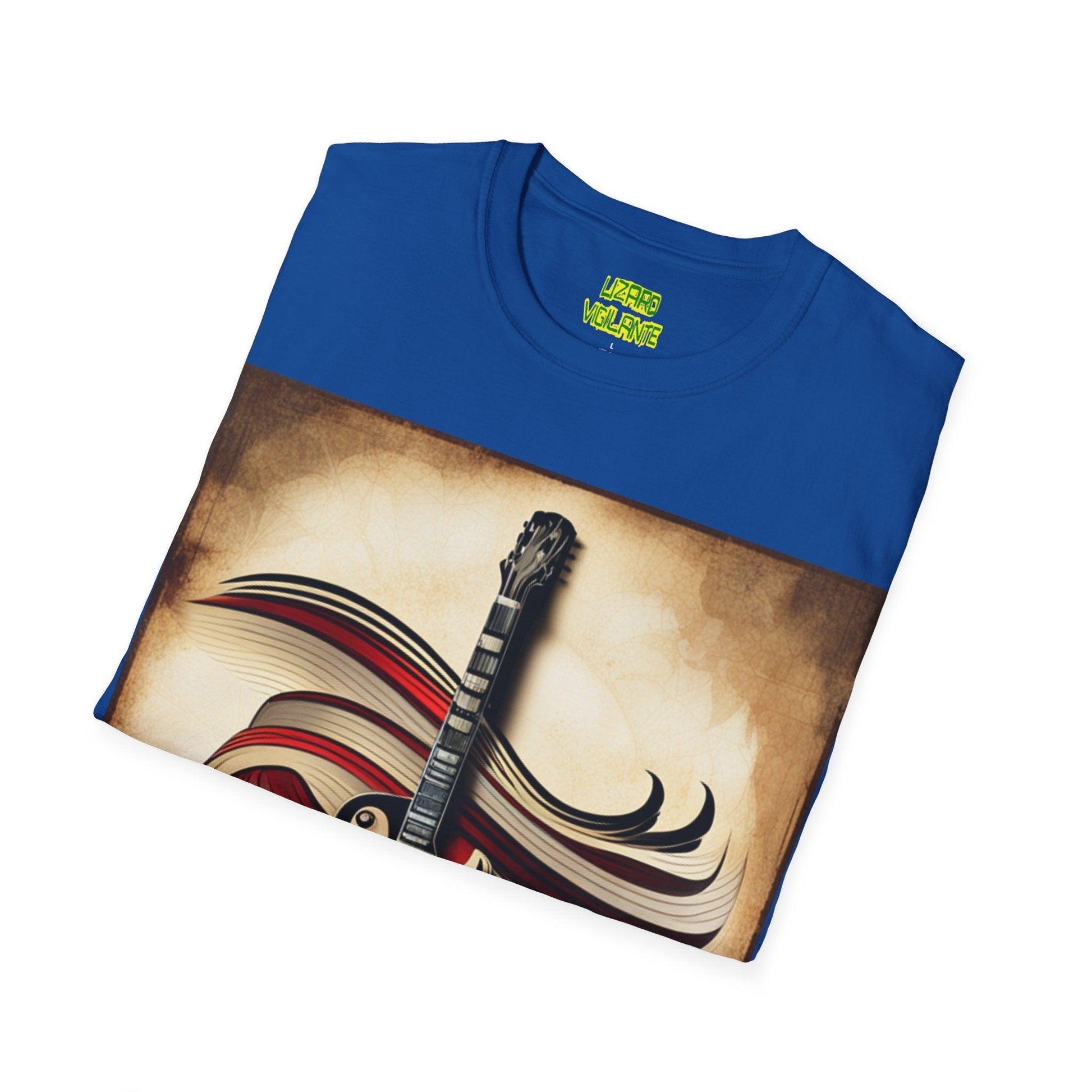 Guit-art Unisex Softstyle T-Shirt - Lizard Vigilante