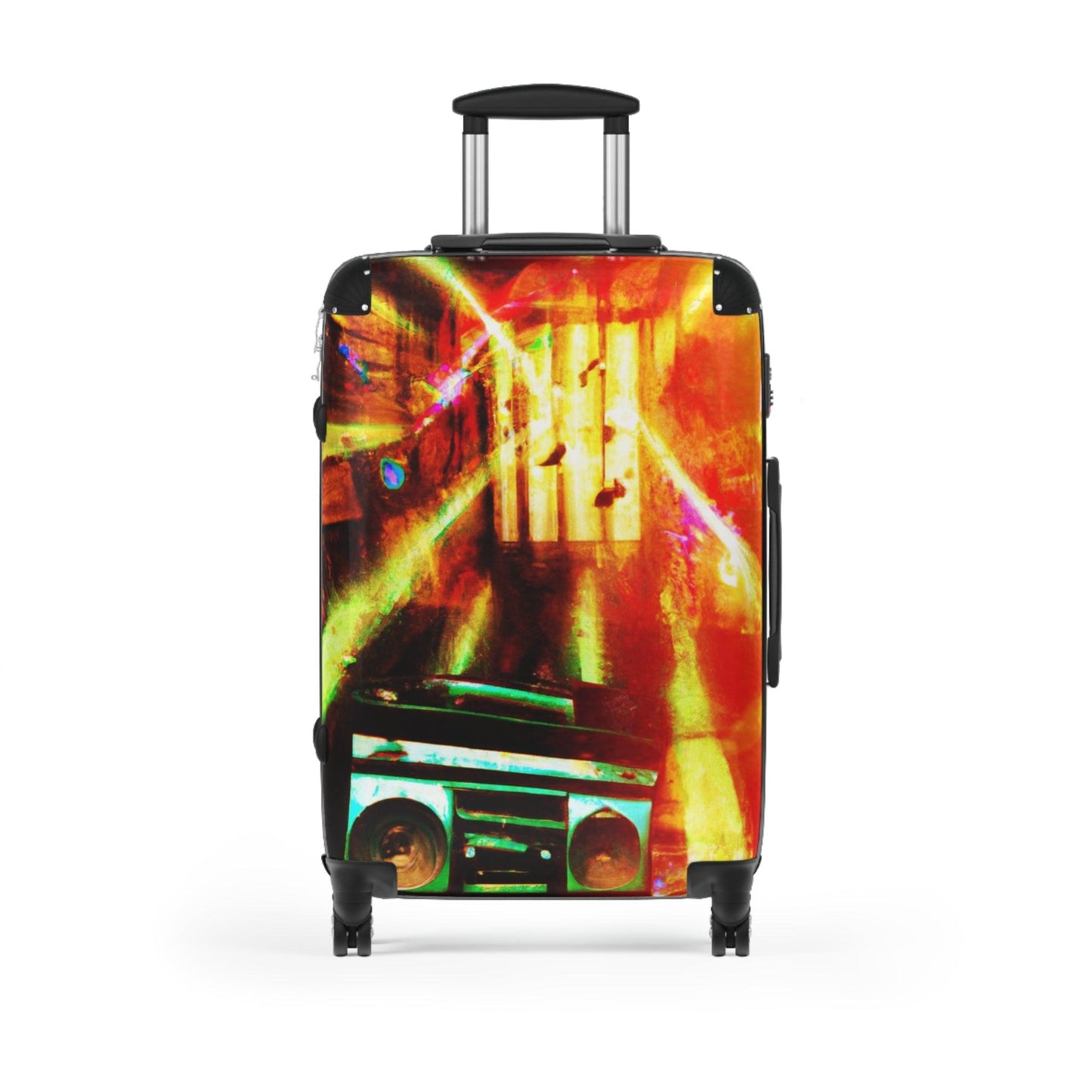 Prison Boombox Light Burst Suitcase by Lizard Vigilante - Lizard Vigilante