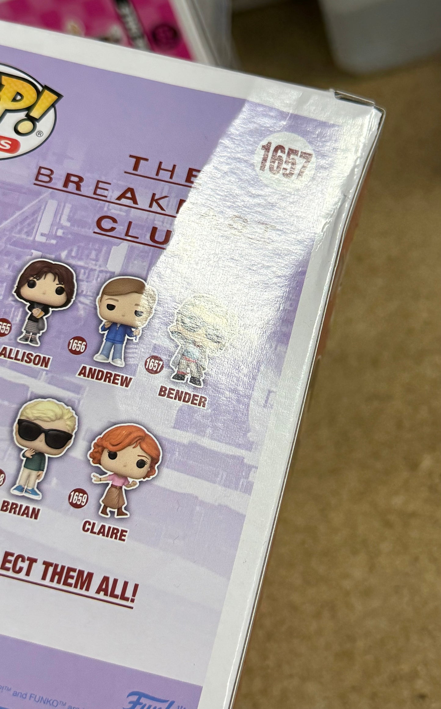 Funko Pop! Movies John Bender #1657 The Breakfast Club 2024 Judd Nelson