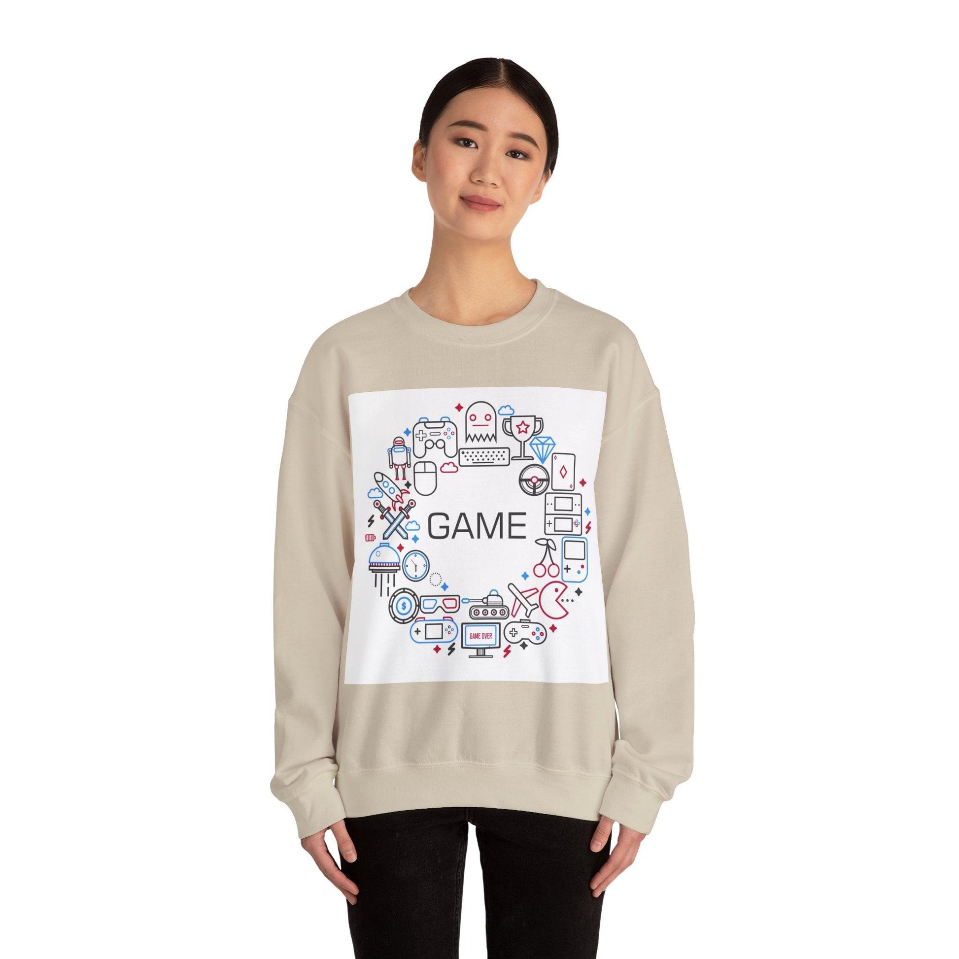 Video Game Unisex Heavy Blend™ Crewneck Sweatshirt - Lizard Vigilante