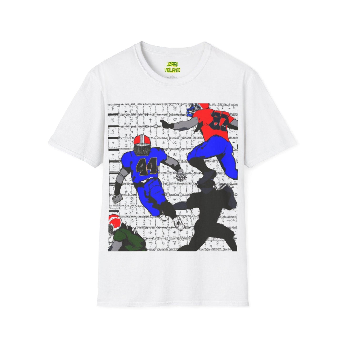 American Football Graphic Unisex Softstyle T-Shirt - Lizard Vigilante