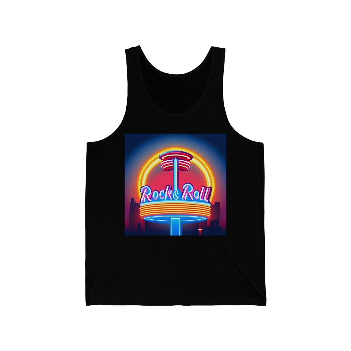 Rock & Roll Diner Unisex Jersey Tank - Lizard Vigilante