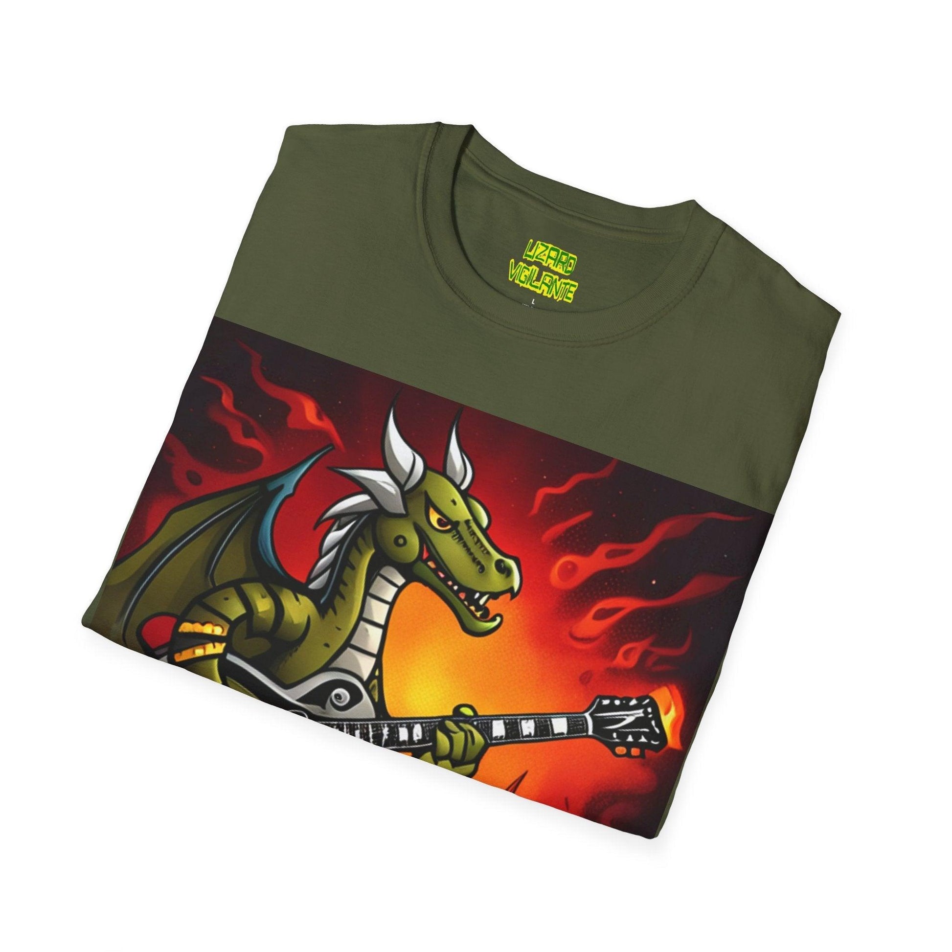 Draggin Solo Unisex Softstyle T-Shirt - Lizard Vigilante