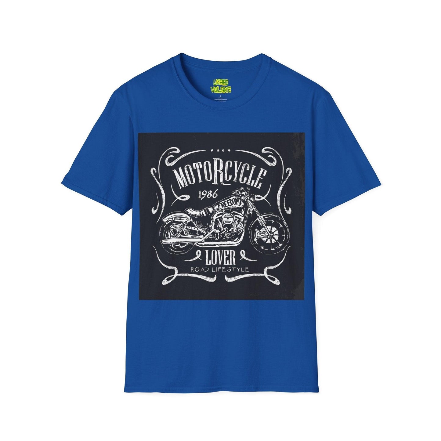 Motorcycle Lover Unisex Softstyle T-Shirt - Lizard Vigilante