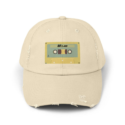 80s Jam Tape Unisex Distressed Cap - Lizard Vigilante