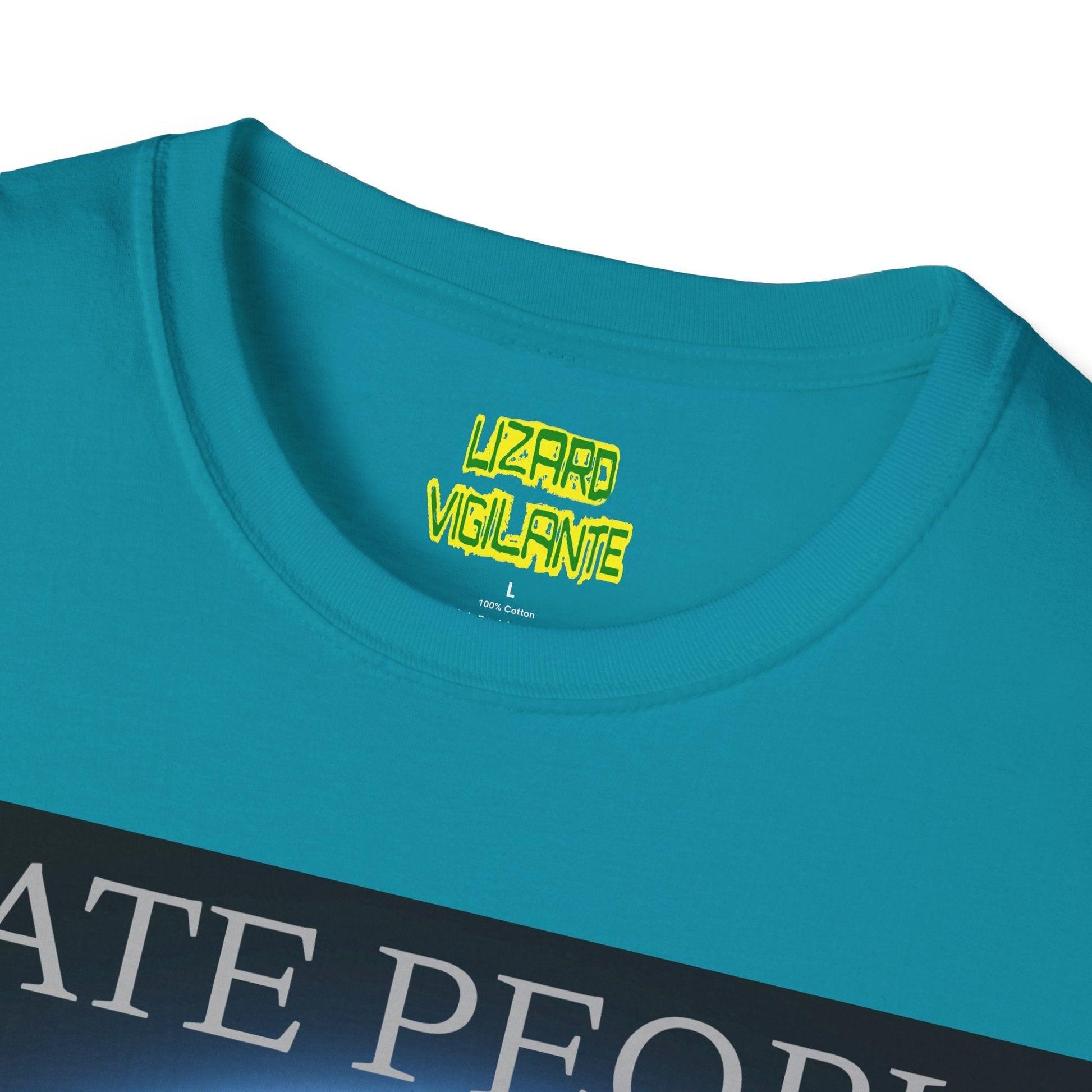 I Hate People Alien Unisex Softstyle T-Shirt - Lizard Vigilante