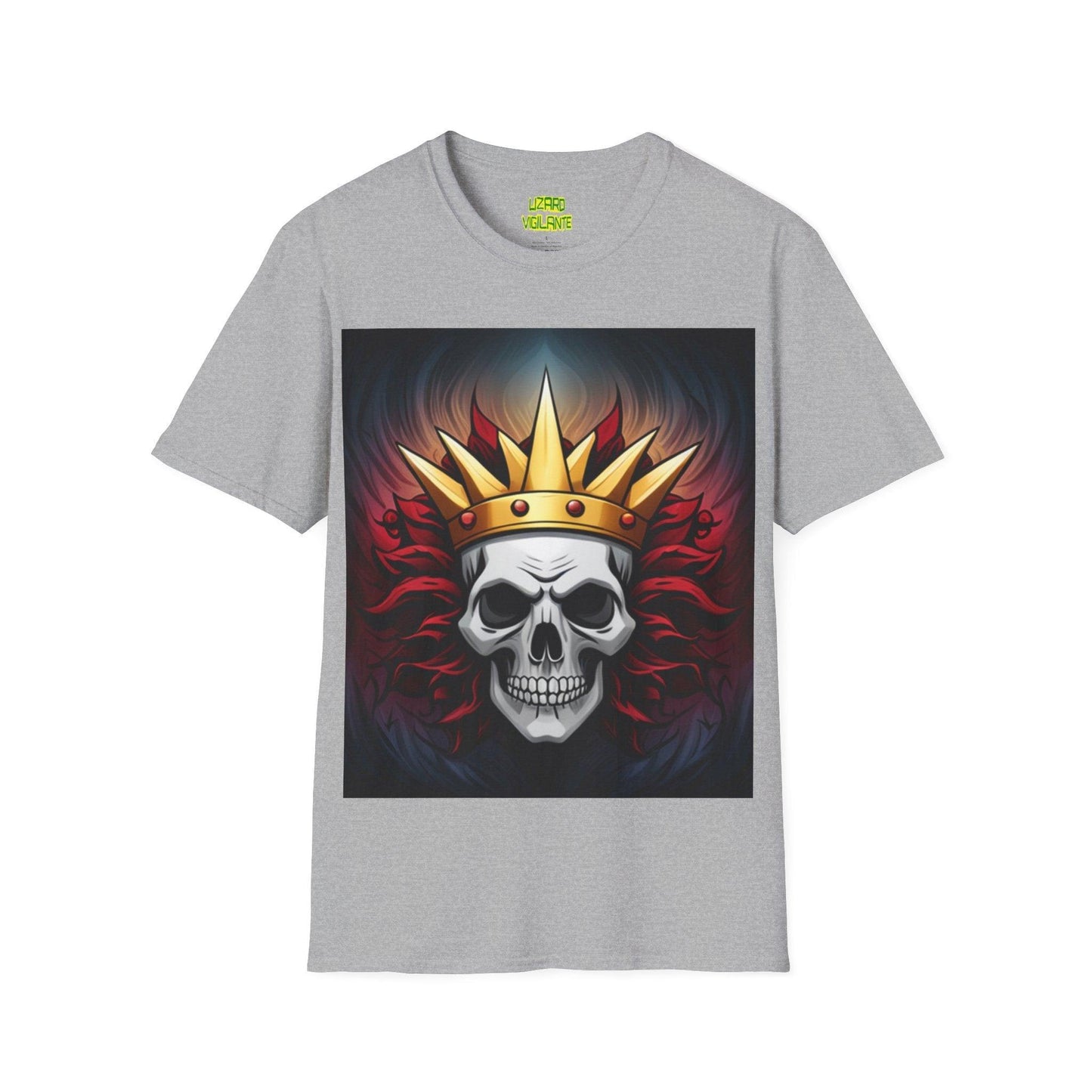 Skeleton King Unisex Softstyle T-Shirt - Lizard Vigilante