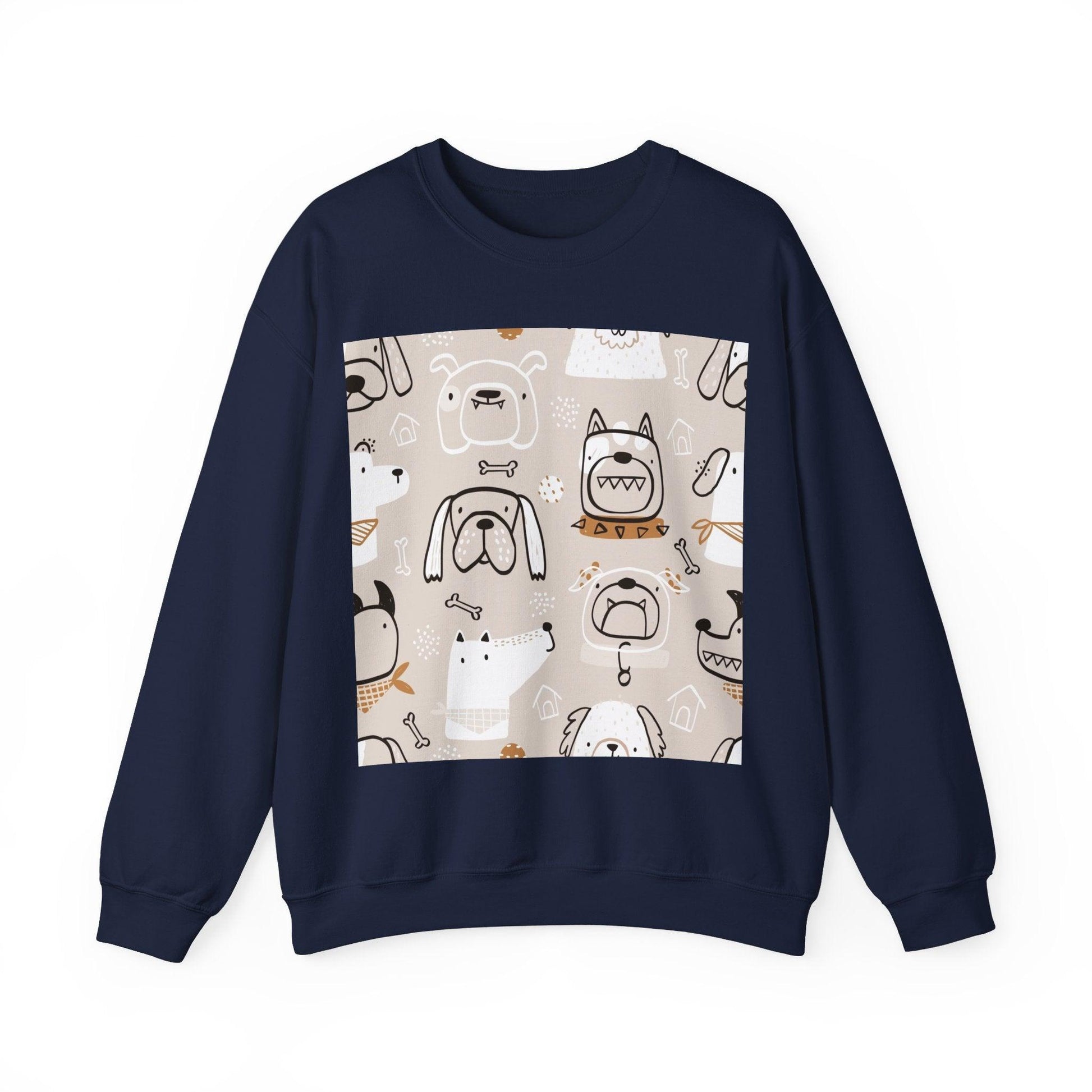 Illustrated Doggers 2 Unisex Heavy Blend™ Crewneck Sweatshirt - Premium Sweatshirt from Printify - Just $35.64! Shop now at Lizard Vigilante