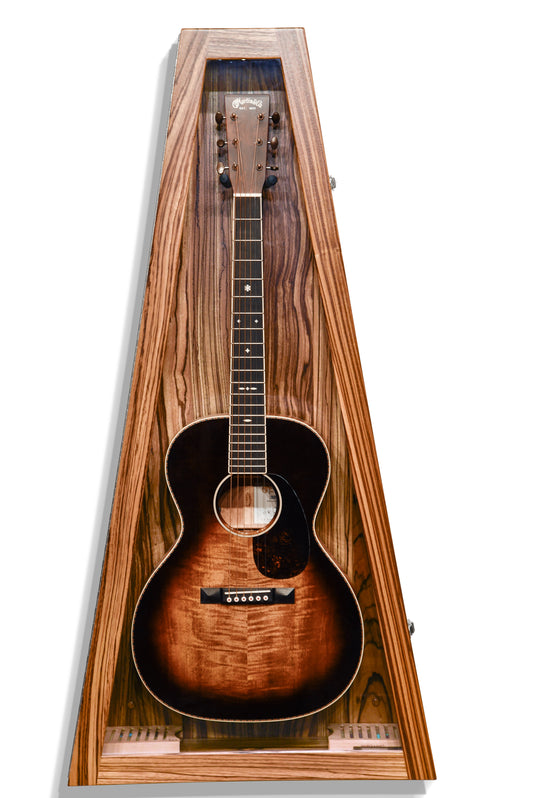 ClimaCase Triangle Humidor - Zebrawood