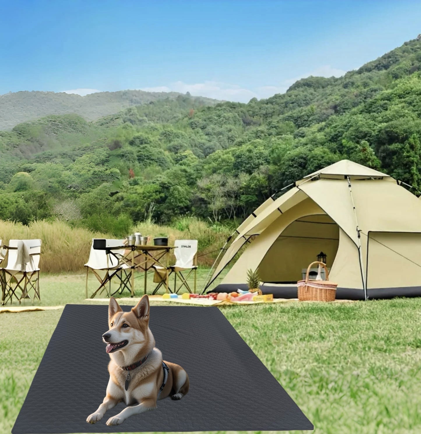 Extra Large Reversible High Quality Dog Blanket - Double-Sided Pet Bed Cover with Bone Pattern, Machine Washable Sofa Protector for Medium/Large/Small Dogs & Cats, Indoor/Outdoor Use, Blanket for Bed