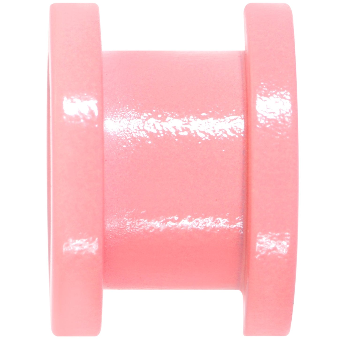 Sweet Pastel Pink Screw Fit Tunnel Plug Set 16G to 19mm
