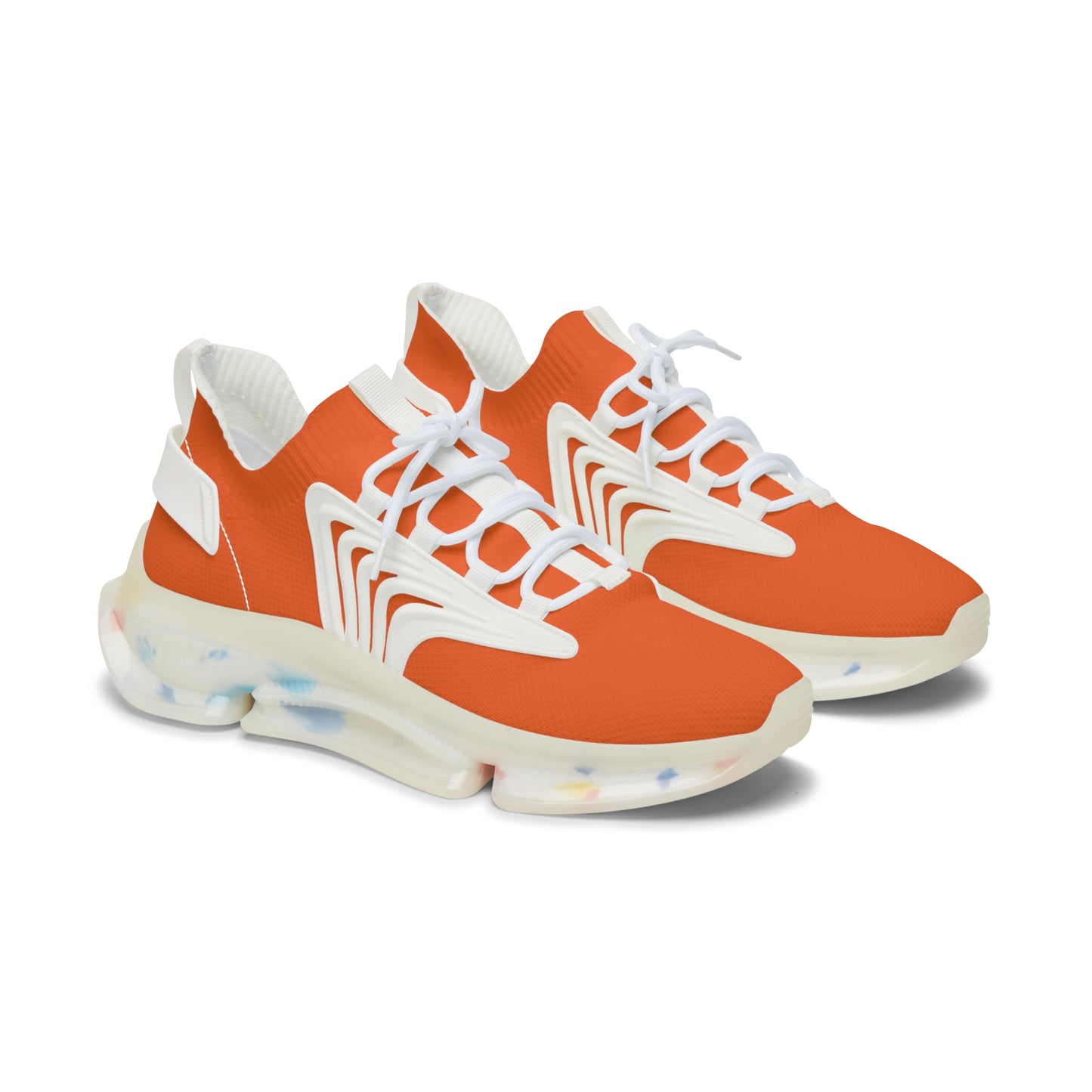 Women's Mesh Sneakers - Orange - Premium Shoes from Printify - Just $59.99! Shop now at Lizard Vigilante