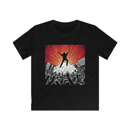 Metal Concert Kids Softstyle Tee - Lizard Vigilante