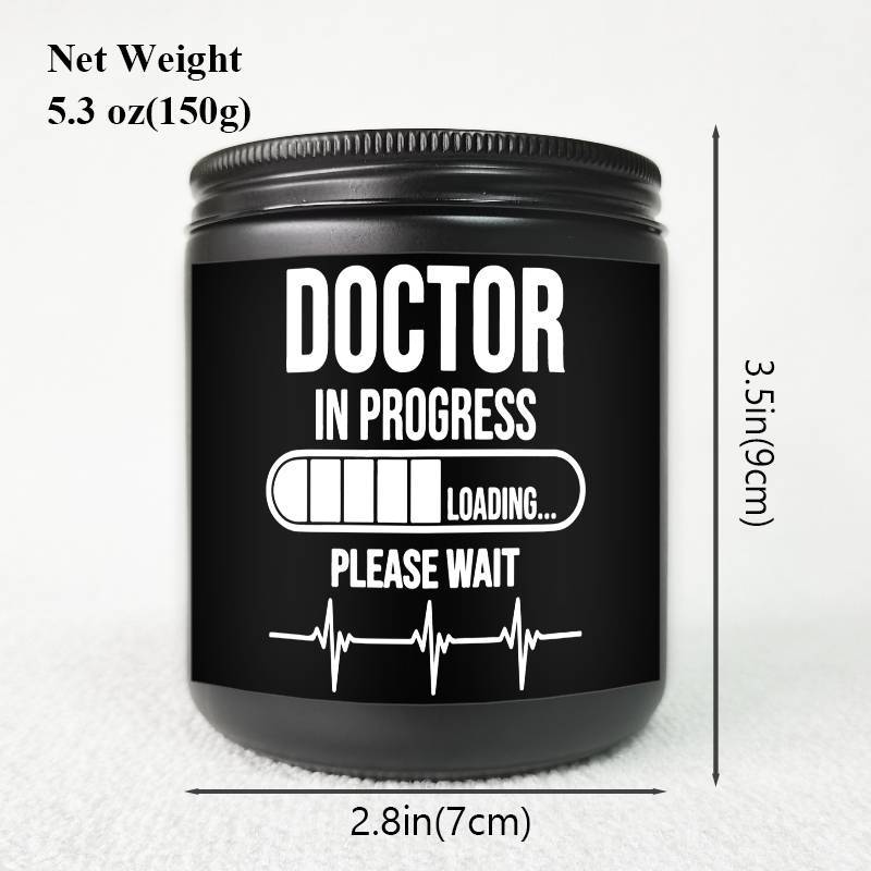 One Lavender Scented Candle, 5.3 Ounces, Made from Soybean Wax. A Great Gift Idea for Doctors, Physicians, And Medical Professionals, Suitable for Both Men And Women, As Well As And . Perfect for Birthdays, Christmas, Thanksg