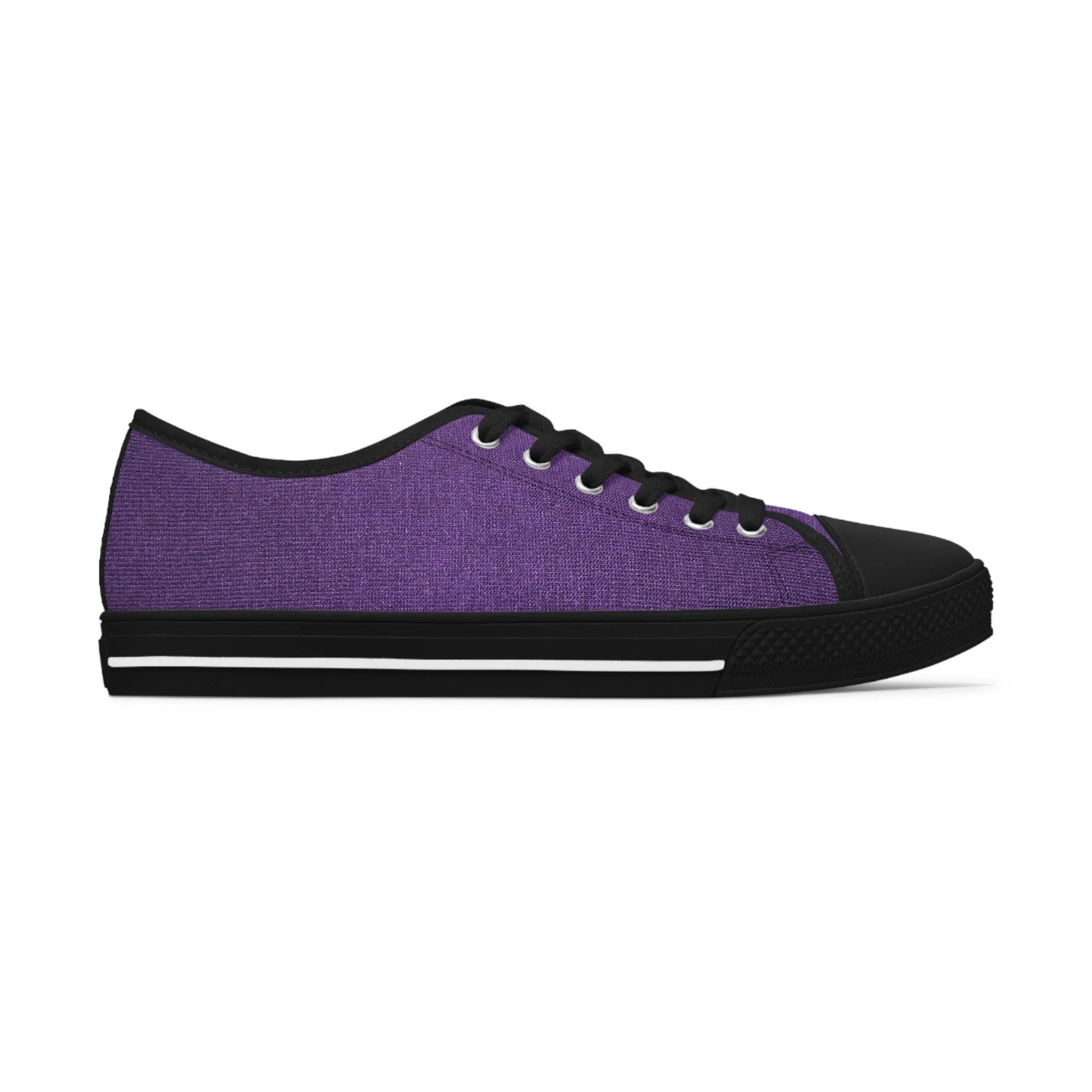 Fauz Purple Silk Women's Low Top Sneakers - Lizard Vigilante