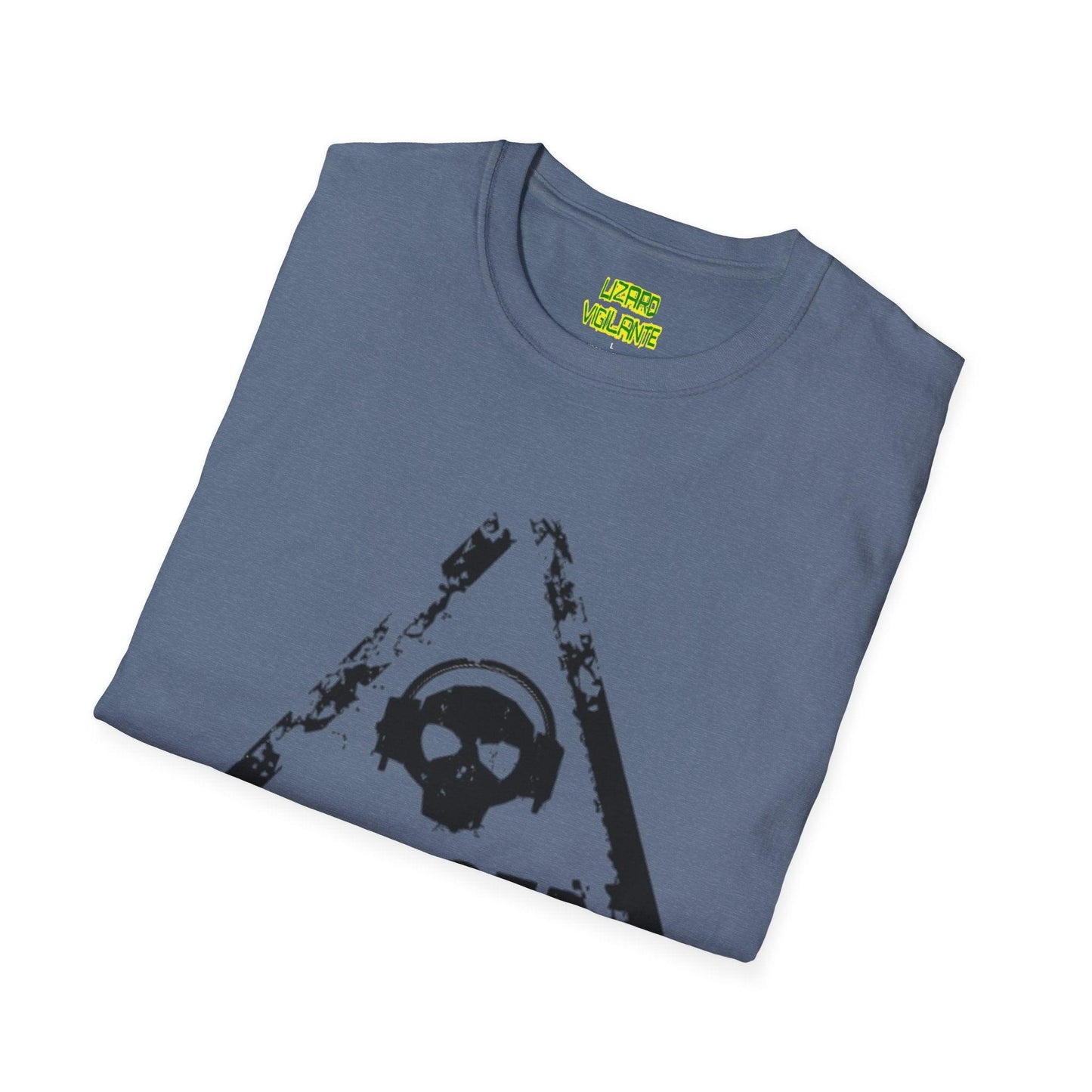 Danger Skull Unisex Softstyle T-Shirt - Lizard Vigilante