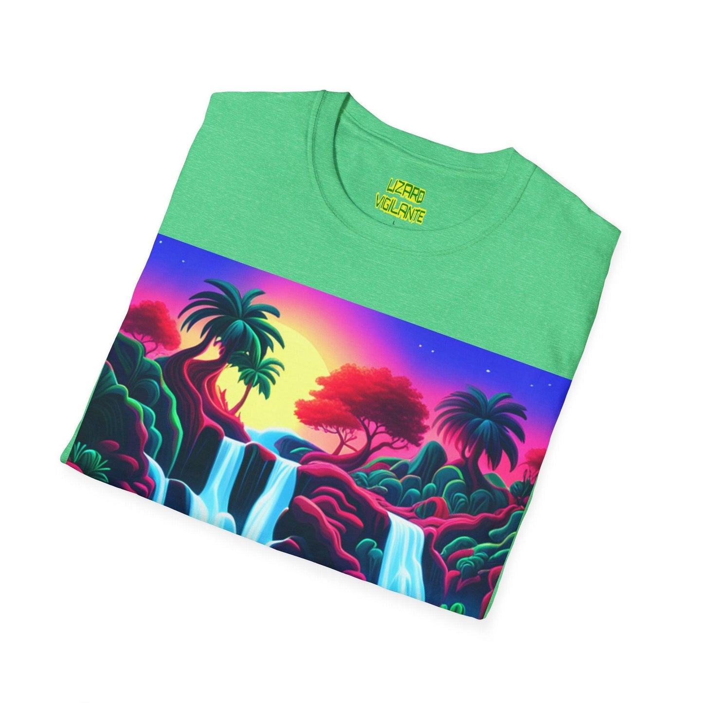 Tropic Topic Unisex Softstyle T-Shirt - Lizard Vigilante