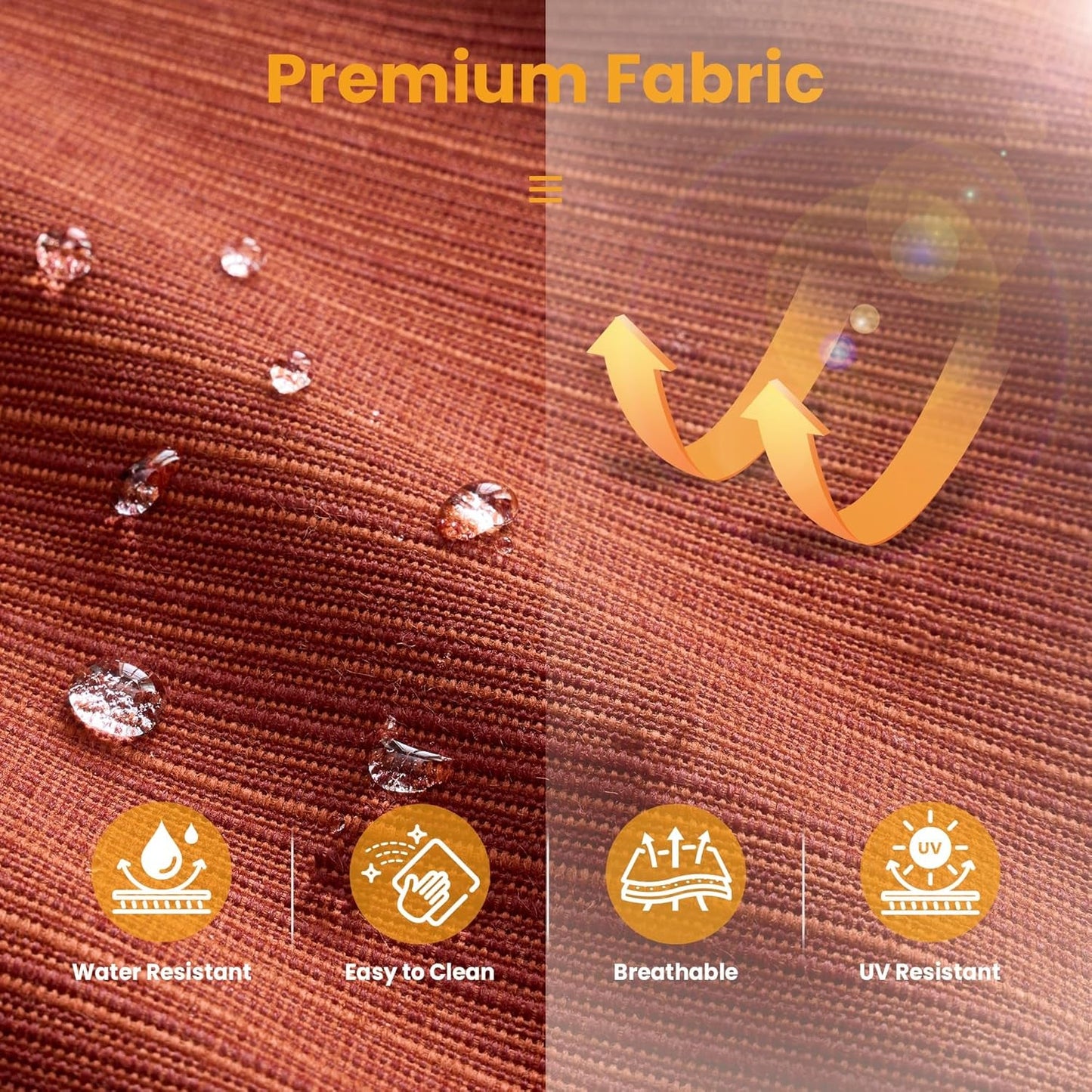 10 Piece Outdoor Patio Furniture Set with Fire Pit