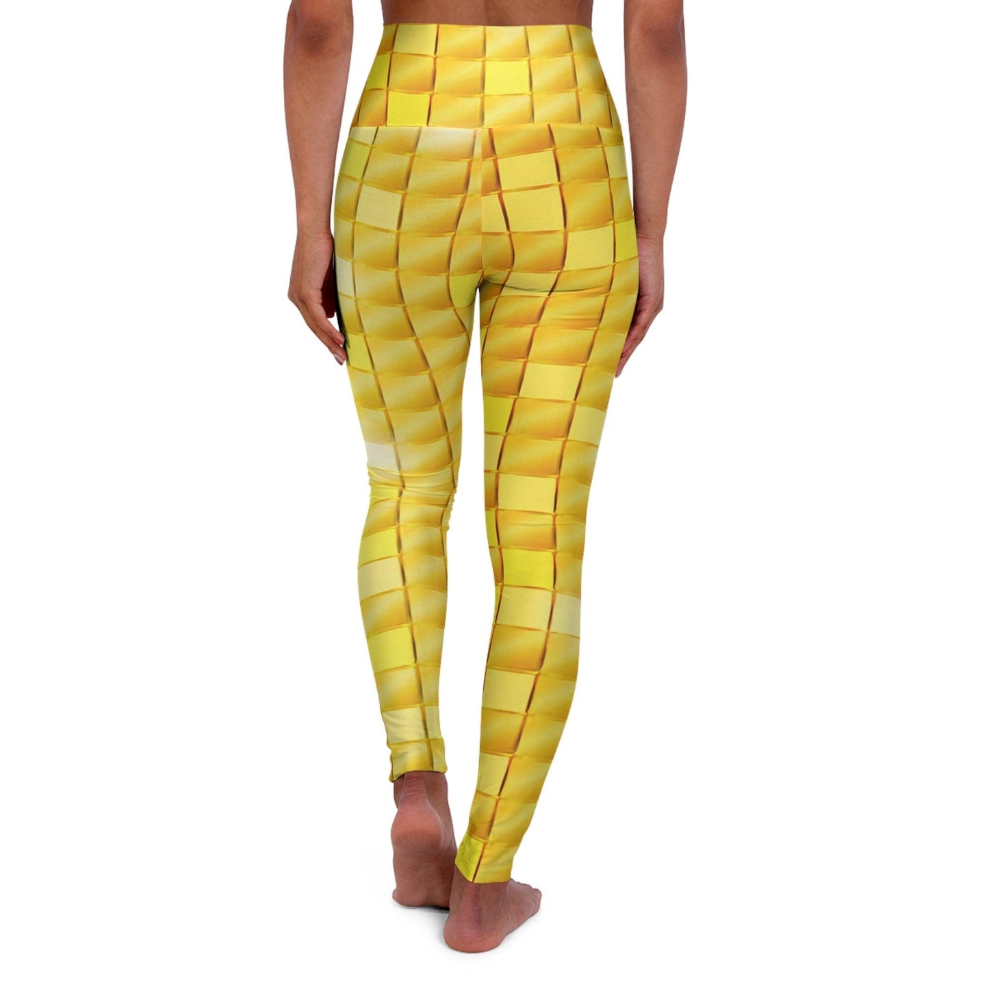 GoldStakt High Waisted Yoga Leggings - Lizard Vigilante