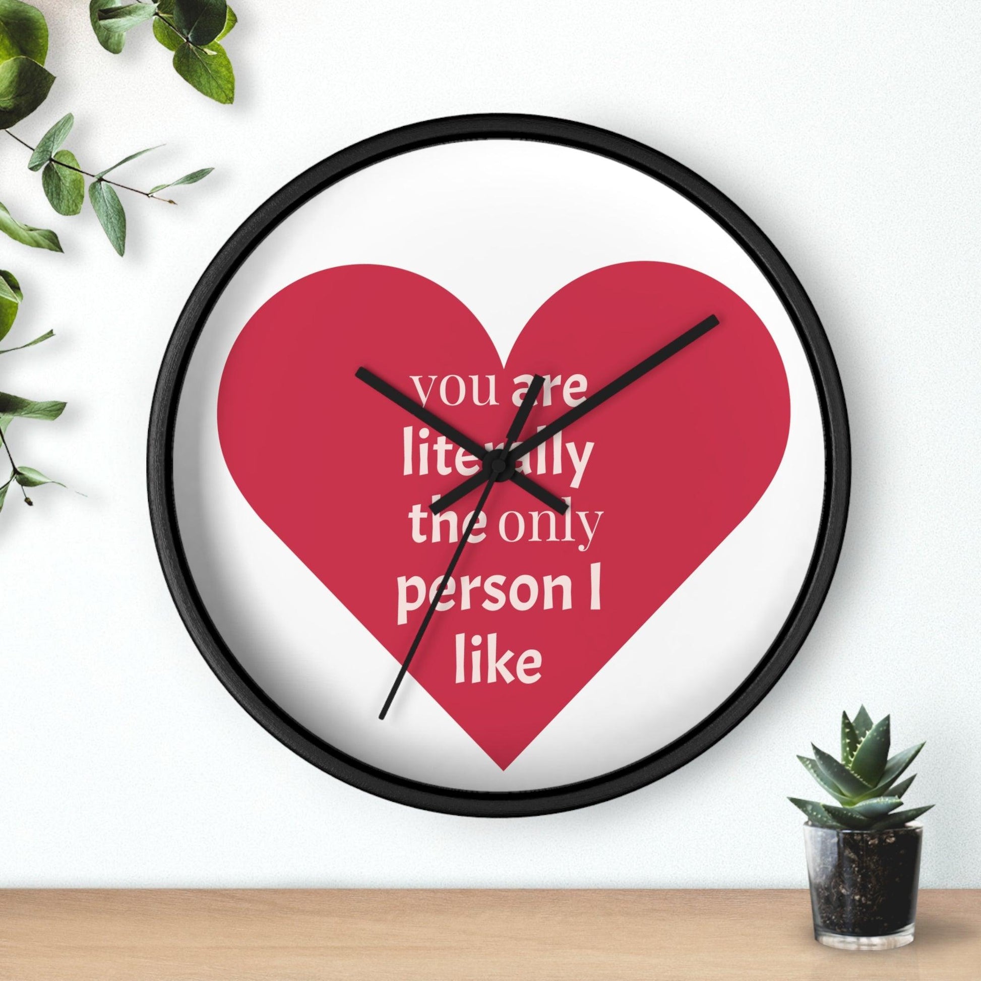 You are literally the only person i like Wall Clock - Lizard Vigilante