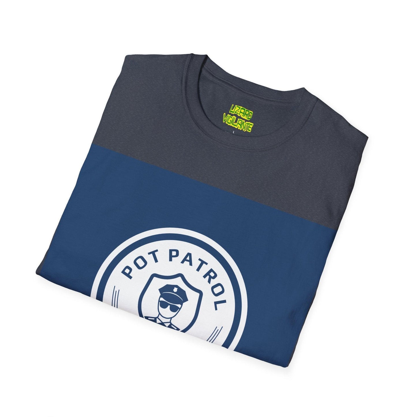 Pot Patrol Unisex Softstyle T-Shirt - Lizard Vigilante