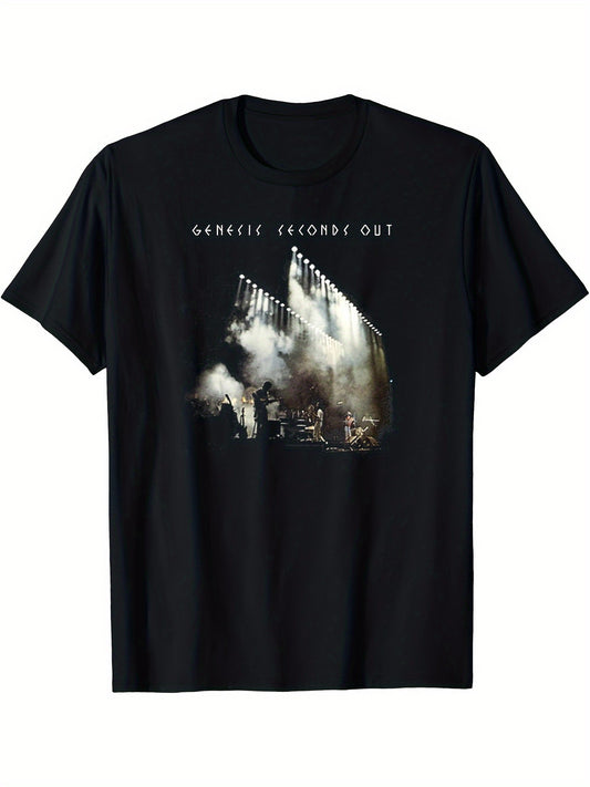 Genesis Rock Music Band Seconds Out T-Shirt - Premium  from Lizard Vigilante - Just $26.99! Shop now at Lizard Vigilante