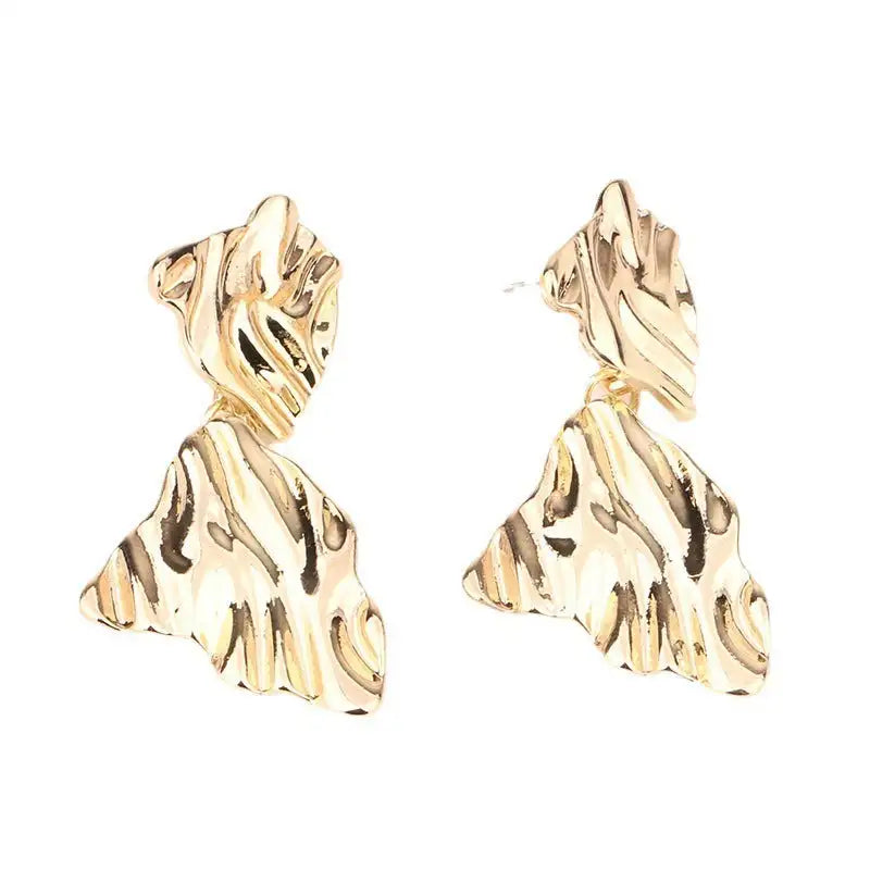 European And American Fashion Exaggerated Irregular Earrings Simple Geometric Female Vintage Earrings