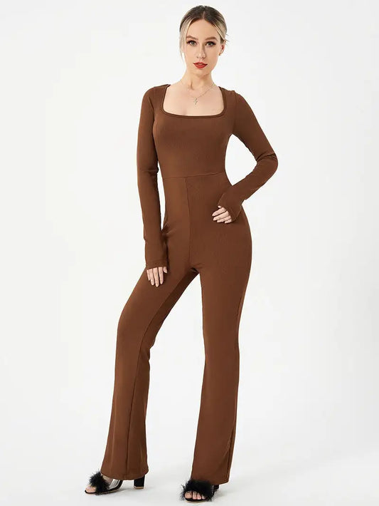 Women's Loose Casual High Stretch Jumpsuit