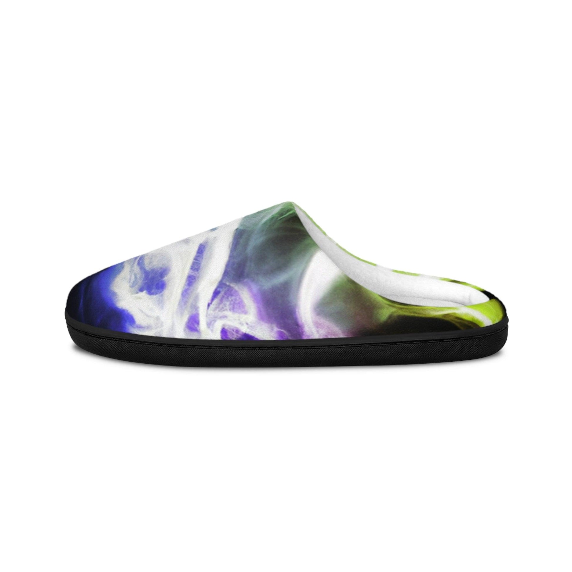 Neon Smoke Show Men's Indoor Slippers - Lizard Vigilante