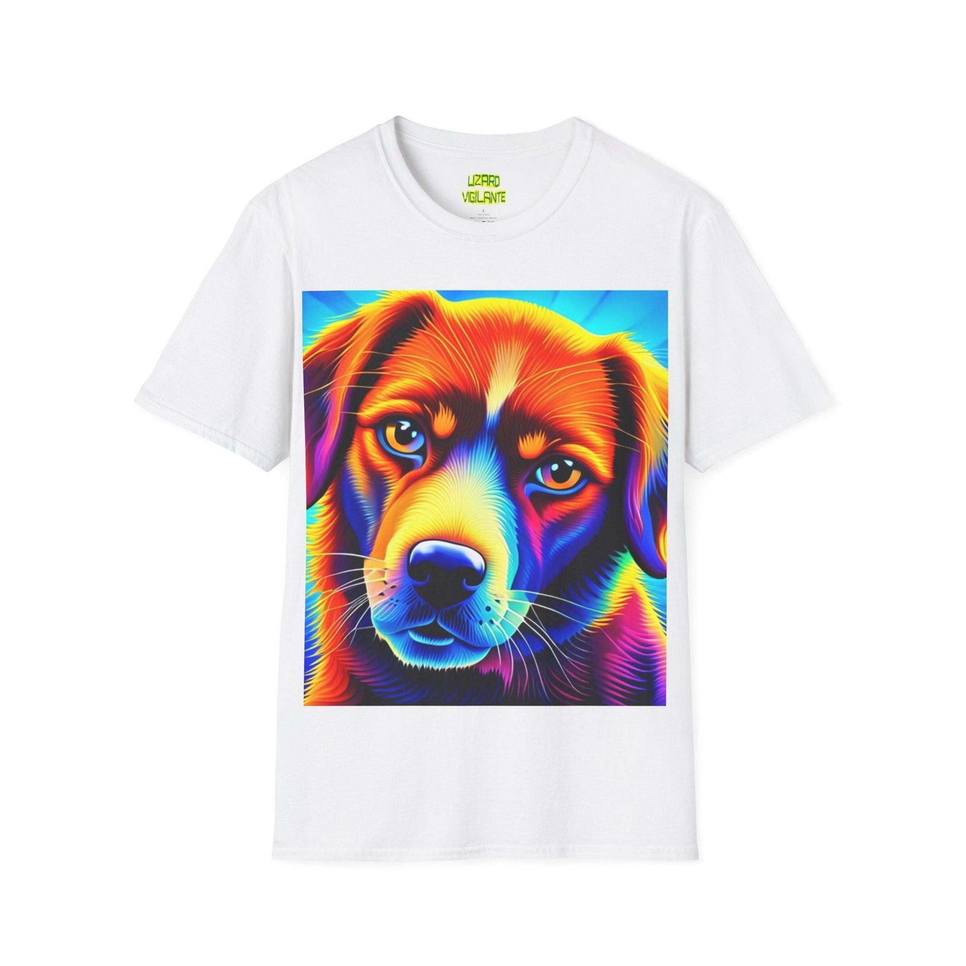 Prism Dog Unisex Softstyle T-Shirt - Lizard Vigilante