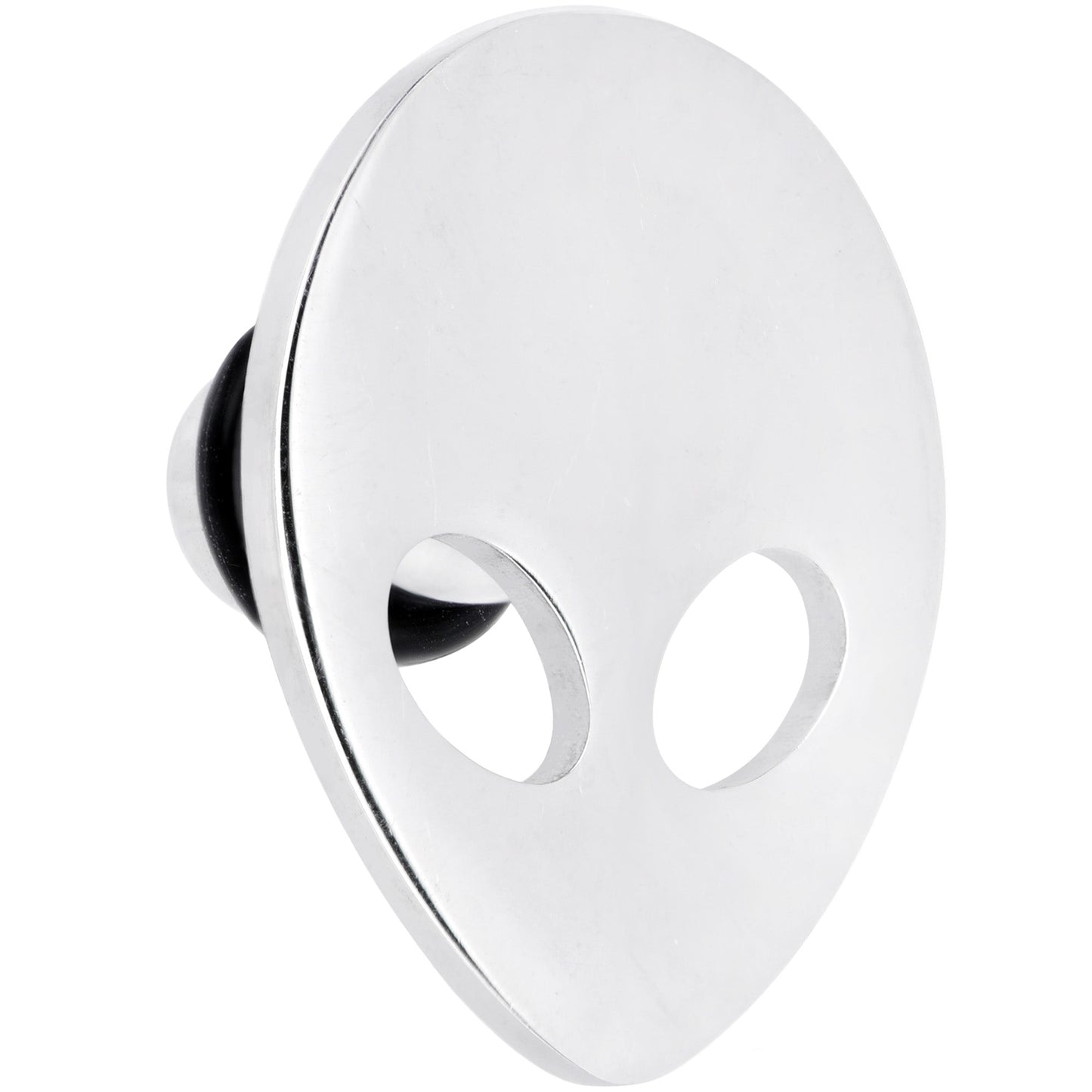 Steel Space Alien Single Flare Plug Set 14G to 2G