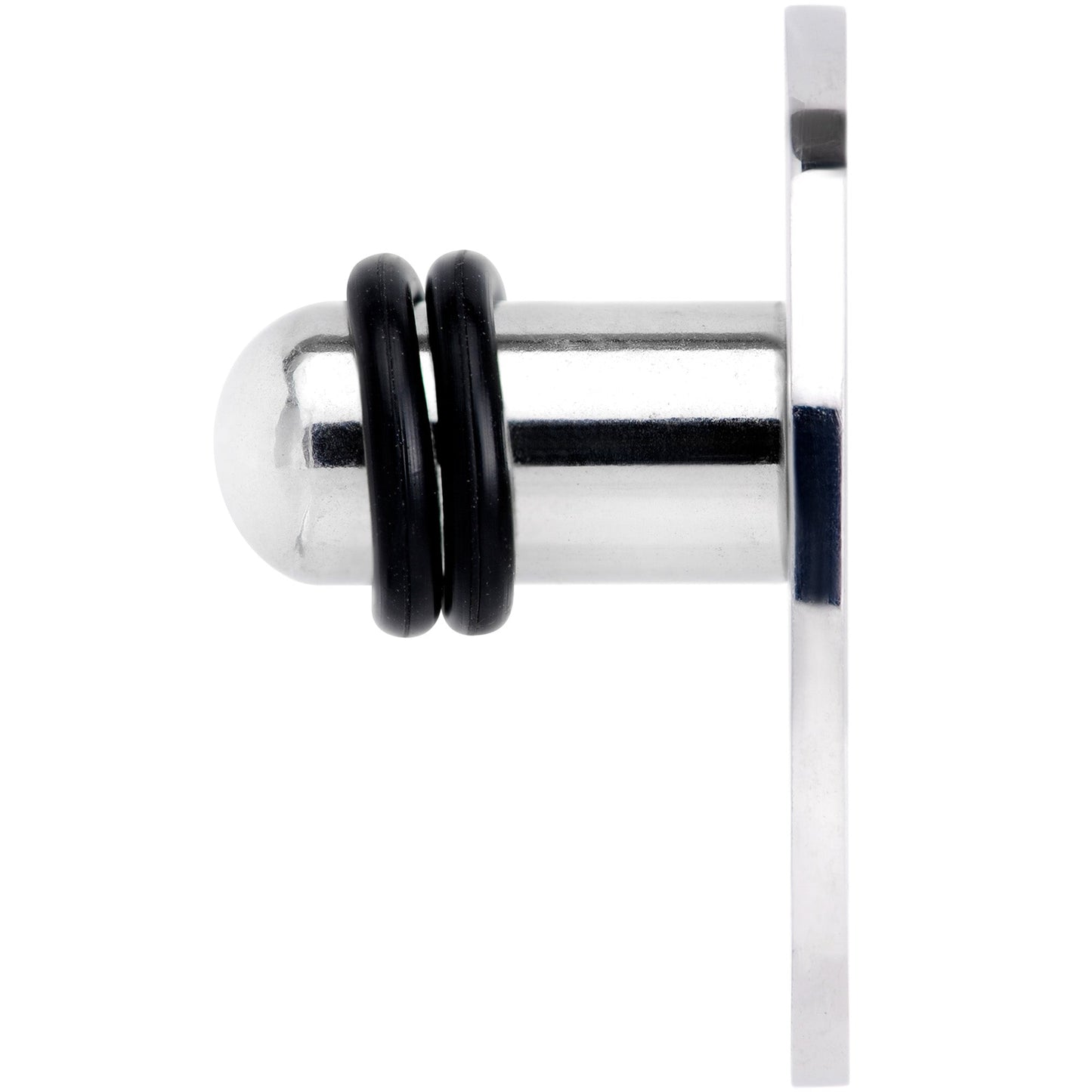 Steel Space Alien Single Flare Plug Set 14G to 2G