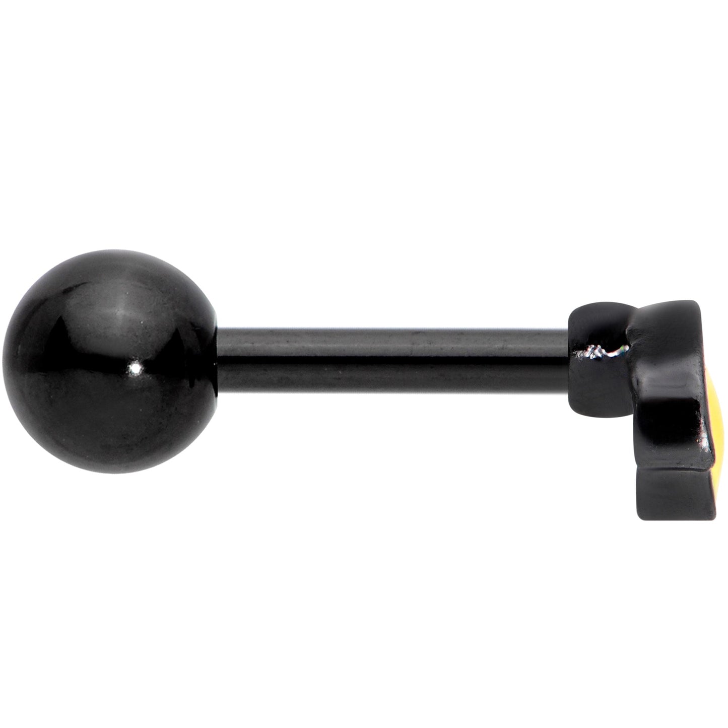 16G 5/16 Yellow Black Aviator Sunglasses Cartilage Tragus Earring