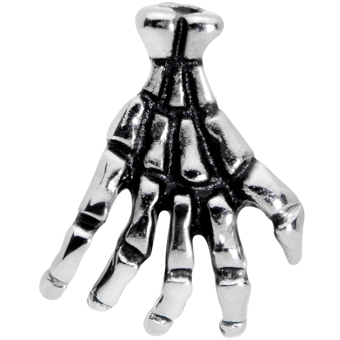 16G 5/16 Spooky Skeleton Hand Halloween Labret Monroe Tragus