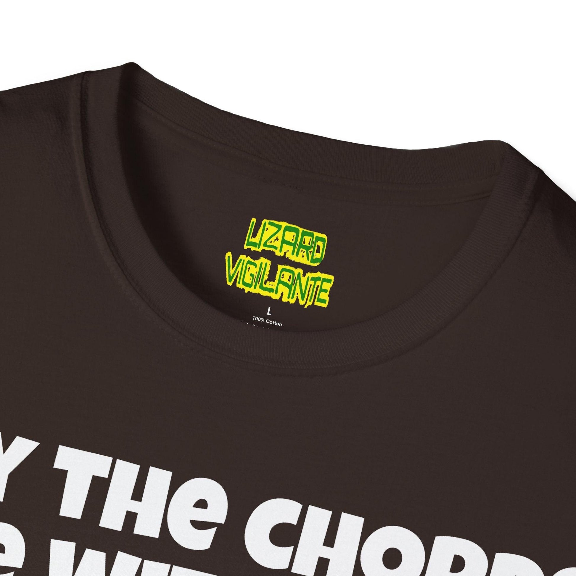 May The Chords Be With You Unisex Softstyle T-Shirt With Psychedelic Guitar Graphic - Lizard Vigilante