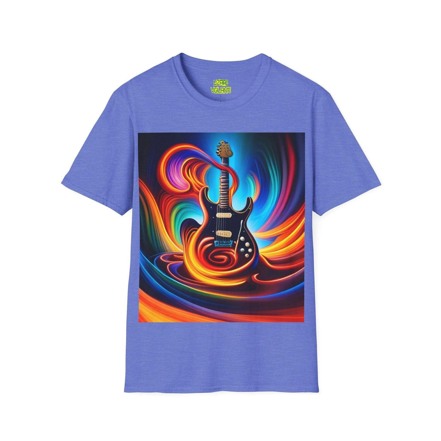 Tornado Guitar Unisex Softstyle T-Shirt - Lizard Vigilante