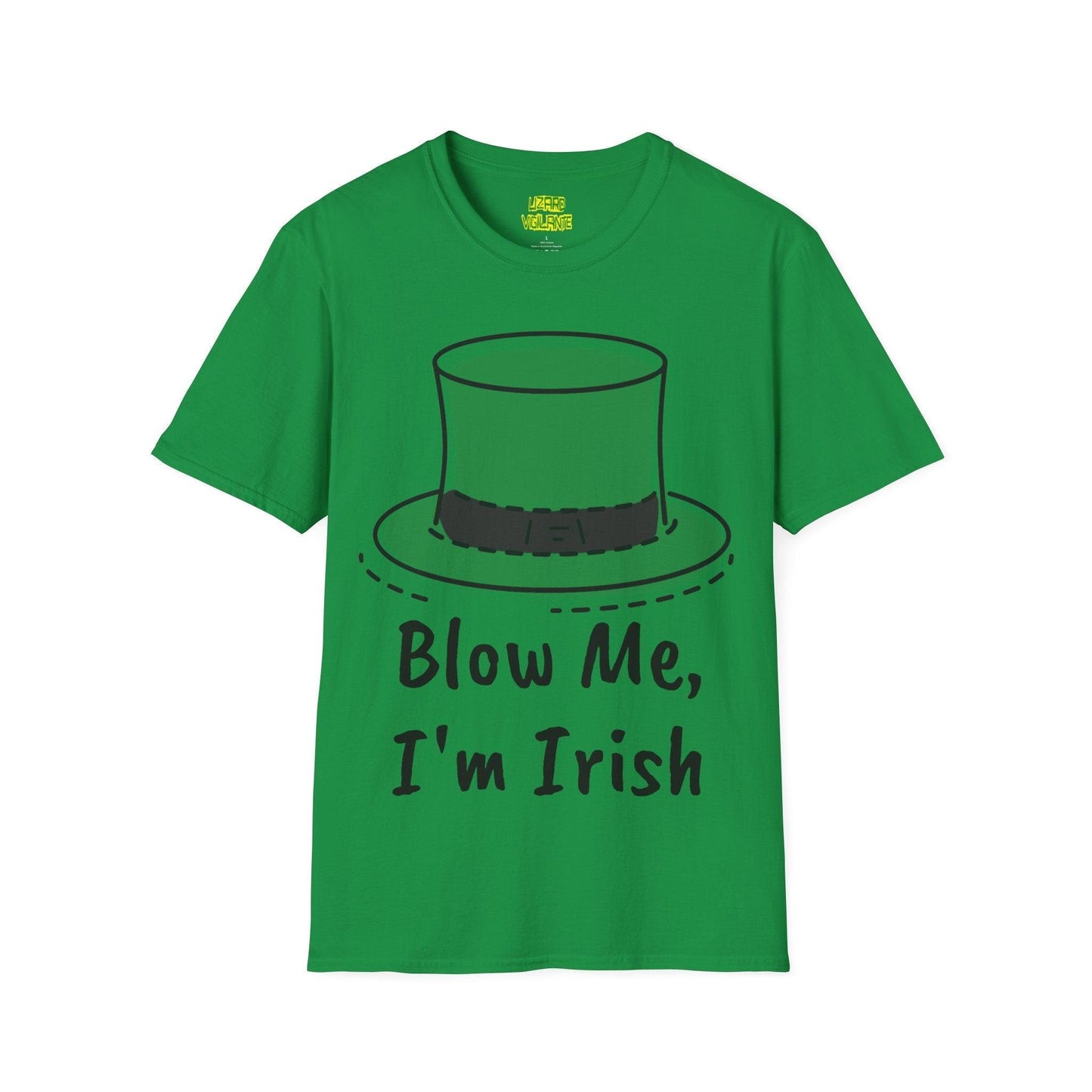 Blow Me, I'm irish Unisex Softstyle T-Shirt - Lizard Vigilante