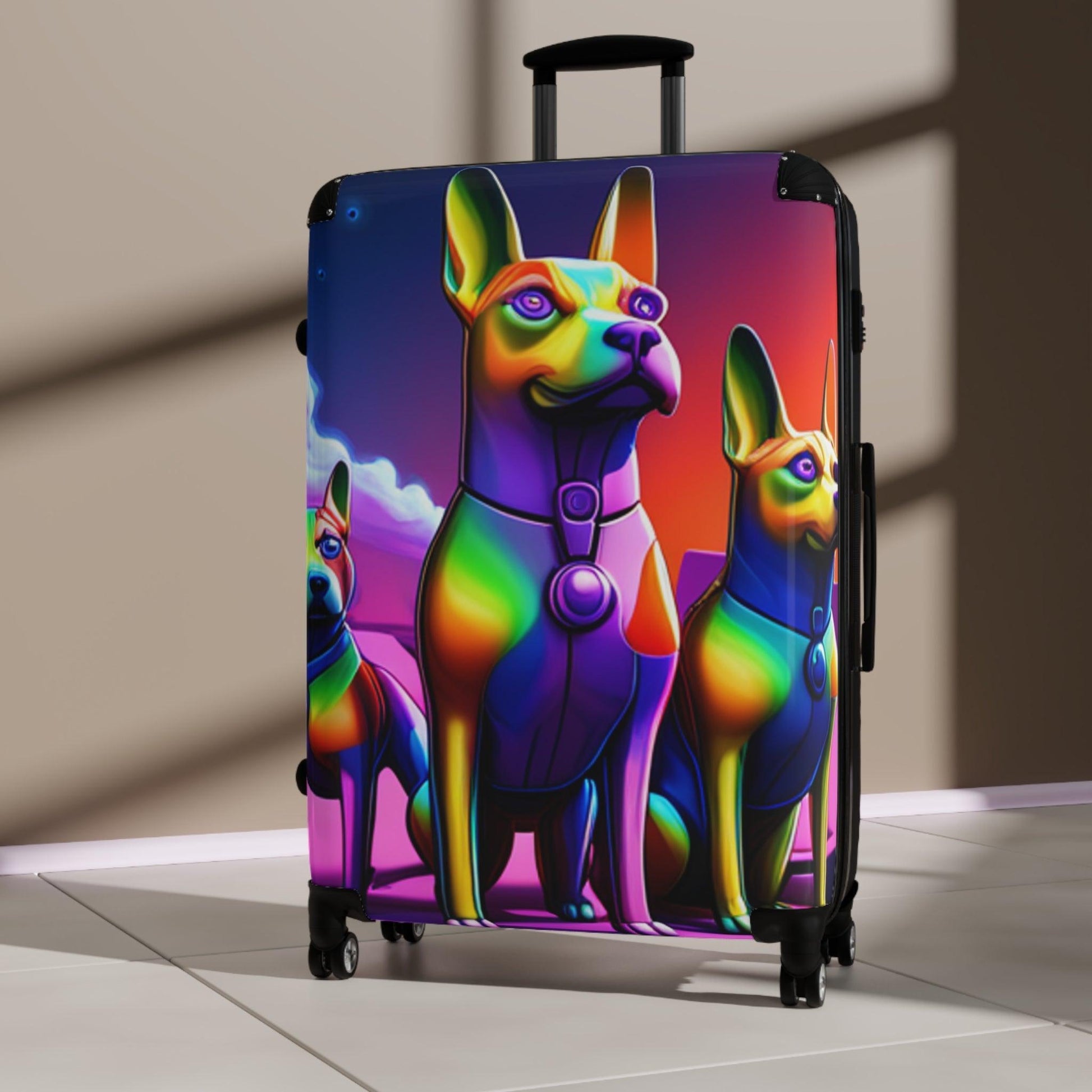 Plantetary Dogs Suitcase - Lizard Vigilante