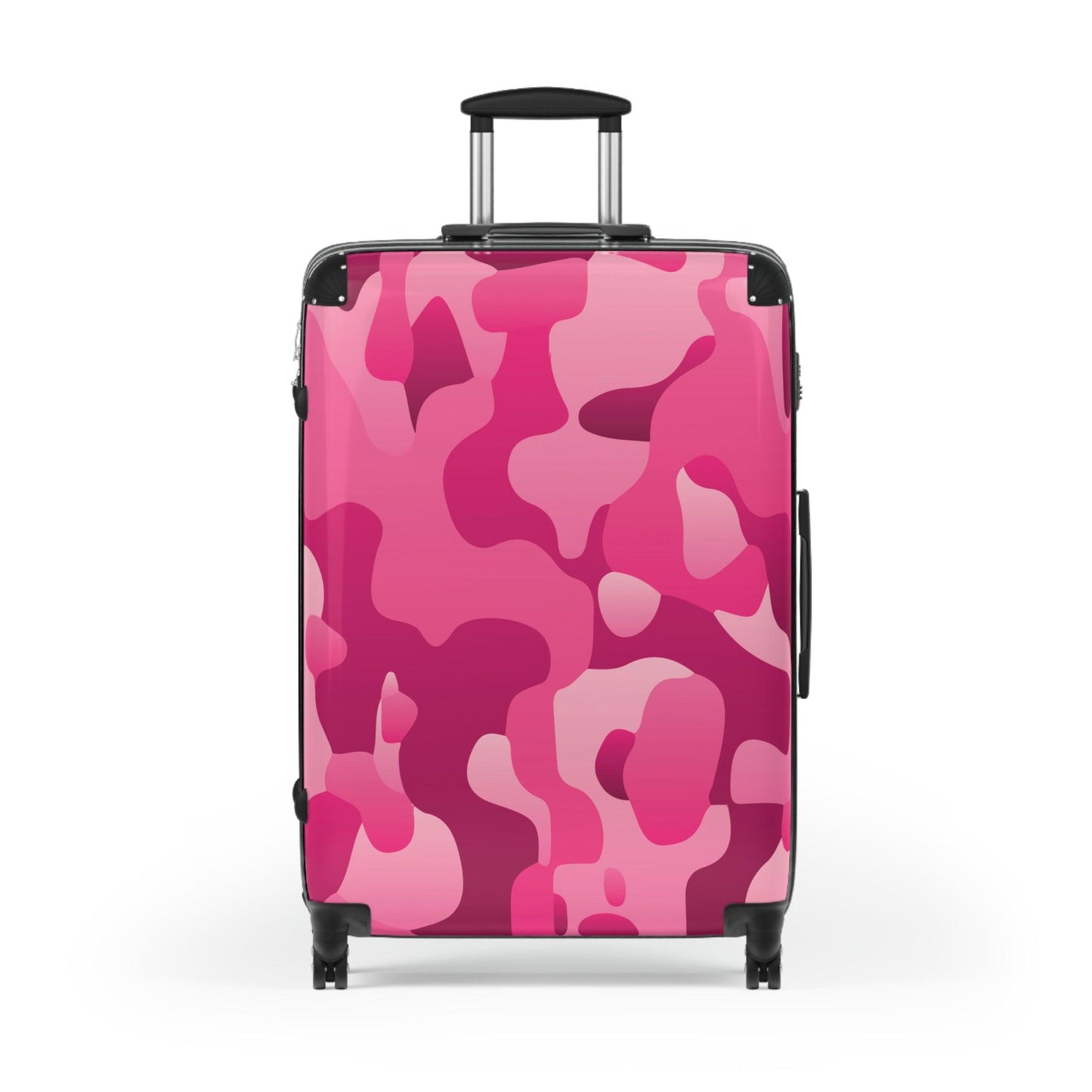 Pink Camouflage Suitcase - Lizard Vigilante