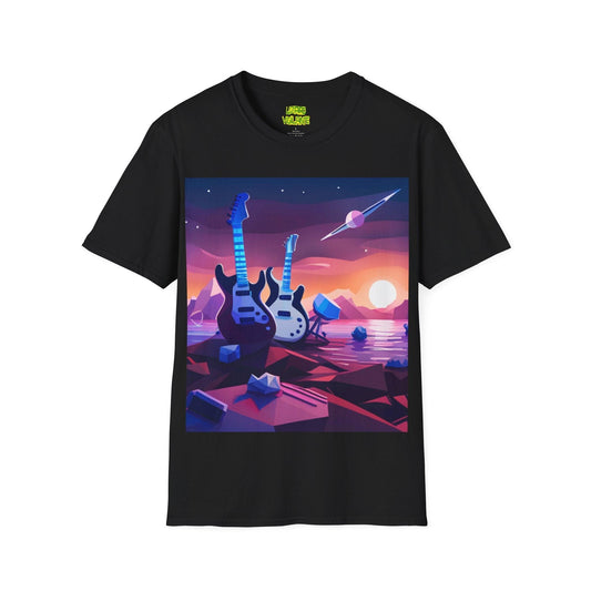 Guitar Planet Unisex Softstyle T-Shirt - Lizard Vigilante