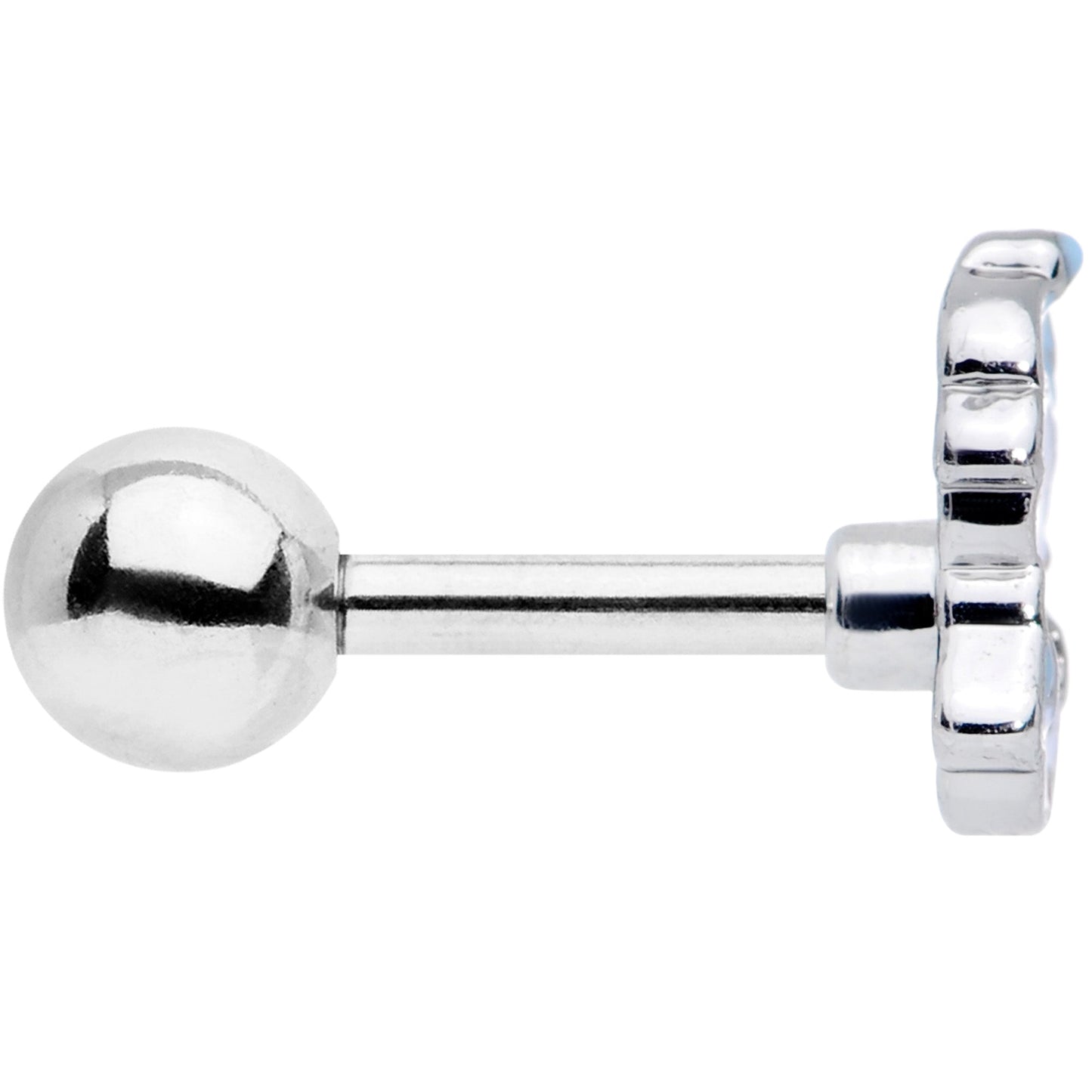 16G 1/4 Blue Hat Snowman Winter Holiday Cartilage Tragus Earring