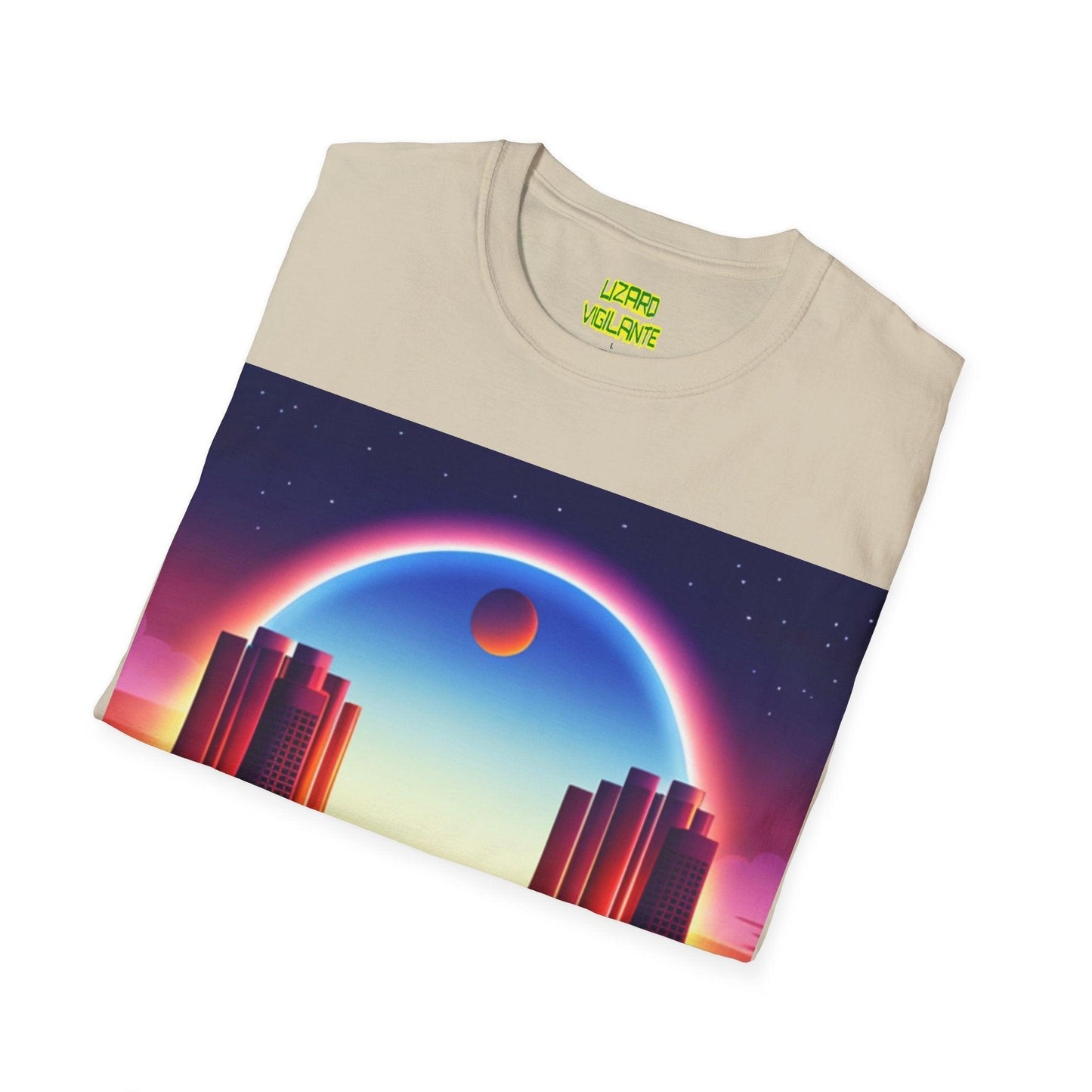 Eclipsed Won Unisex Softstyle T-Shirt - Lizard Vigilante